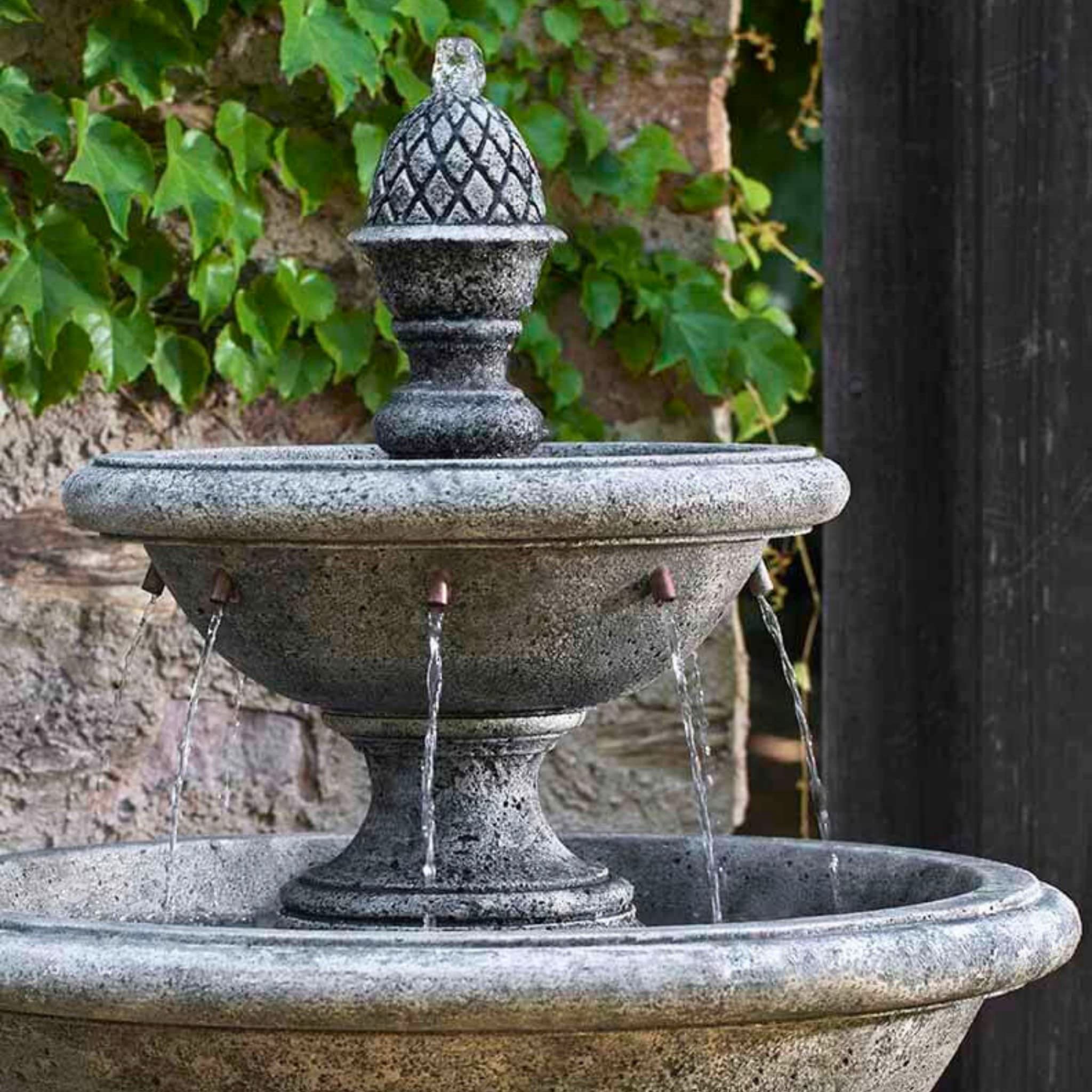Charente 2-Tier Concrete Fountain - Campania #FT279
