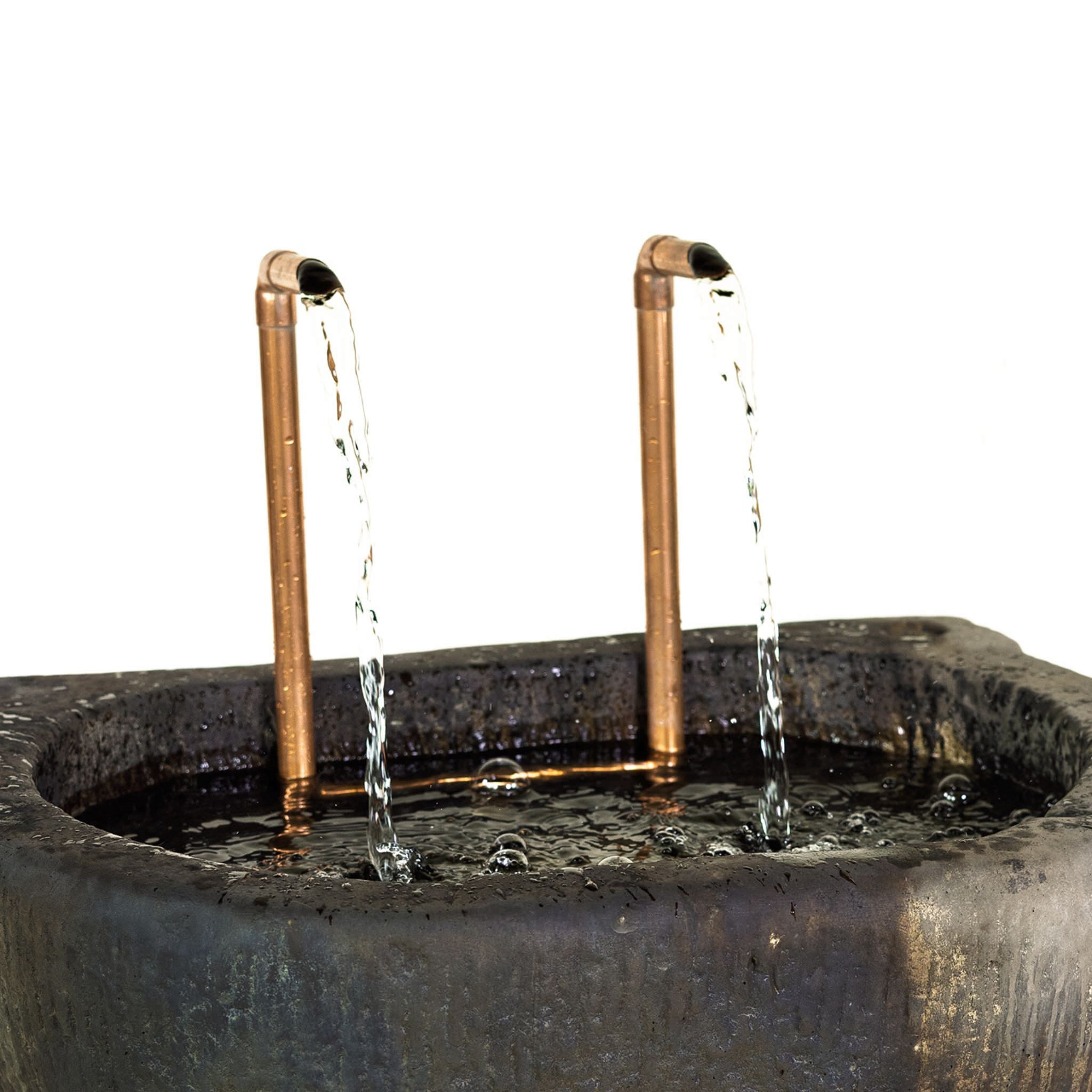 Angeles Concrete Trough Fountain - Giannini #1841