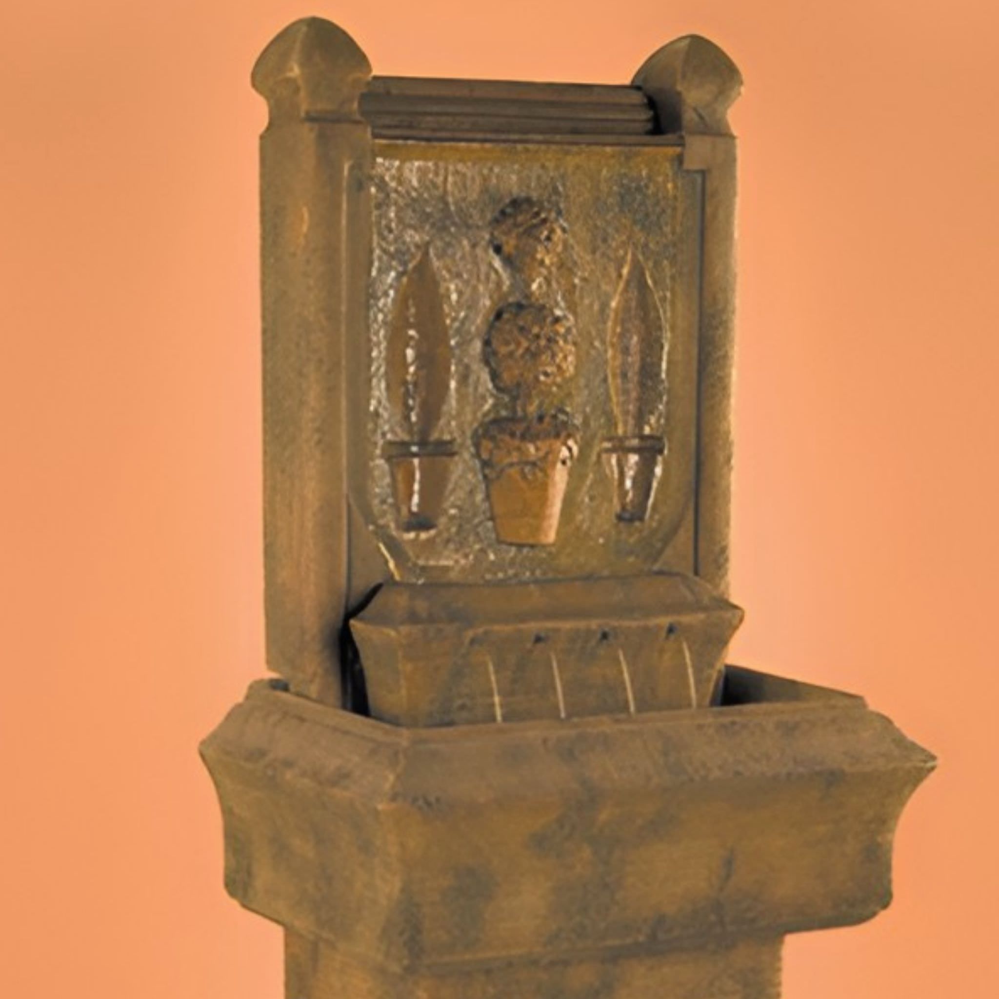 Topiary Concrete Wall Fountain - Fiore #294