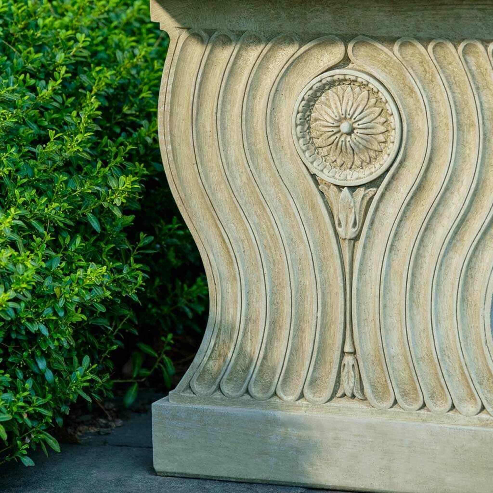 Neo Classic Concrete Garden Bench - Campania #BE147