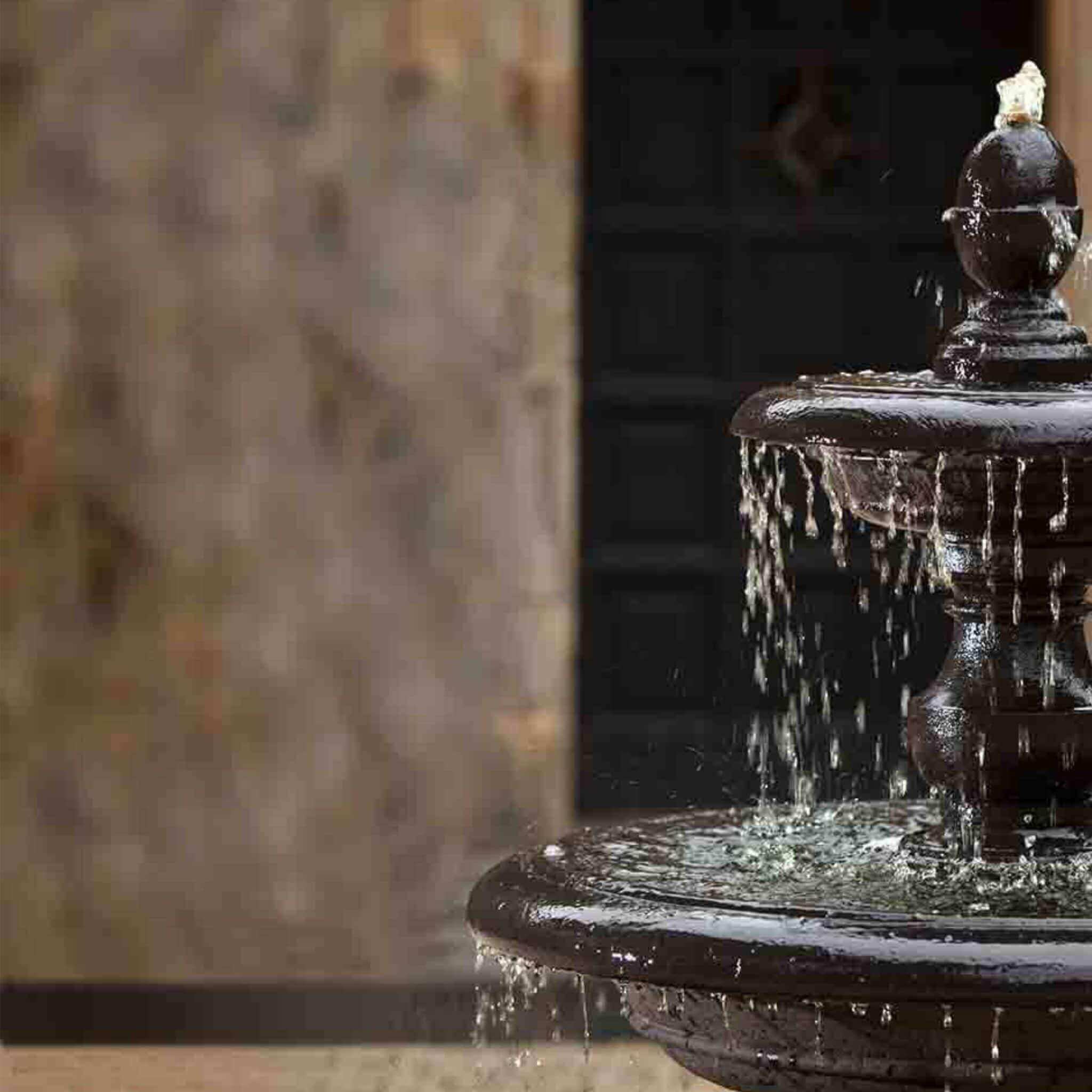 Caterina 2-Tier Fountain in Basin - Campania #FT193