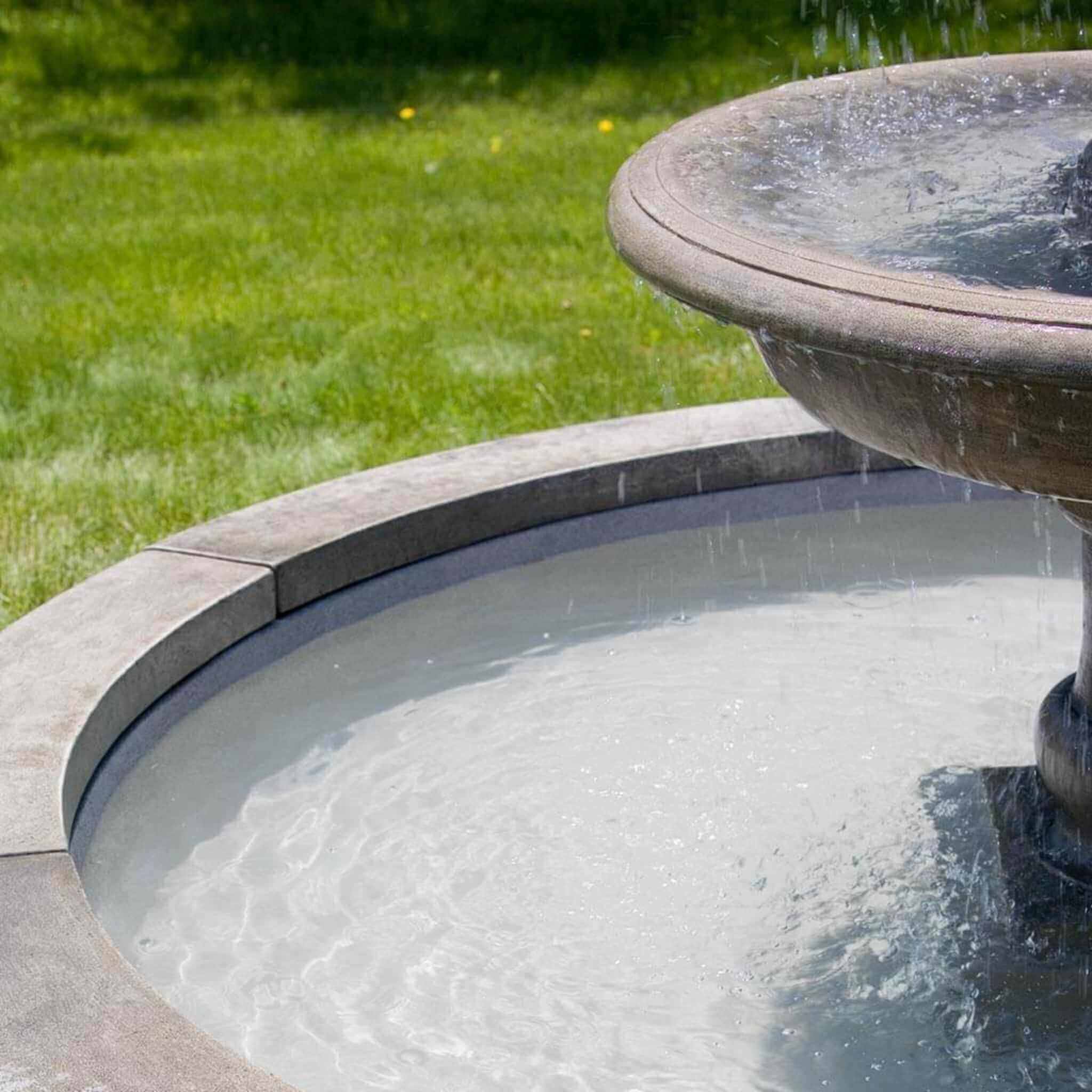 Newport 3-Tier Concrete Fountain - Campania #FT0124