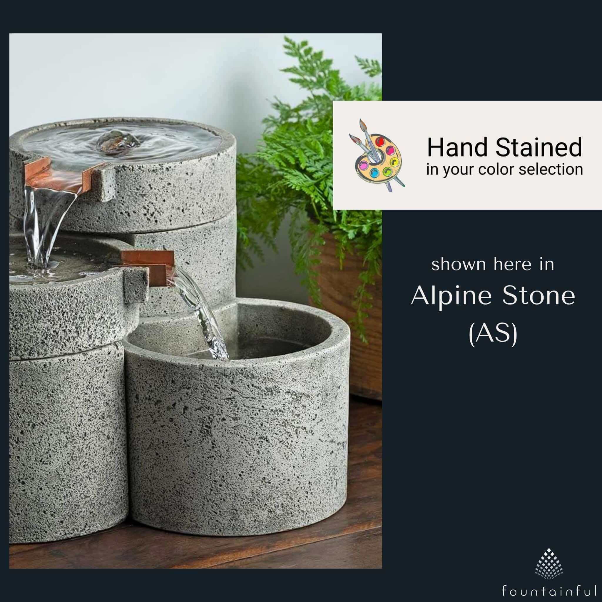 Venn Concrete Tabletop Fountain - Campania #FT406