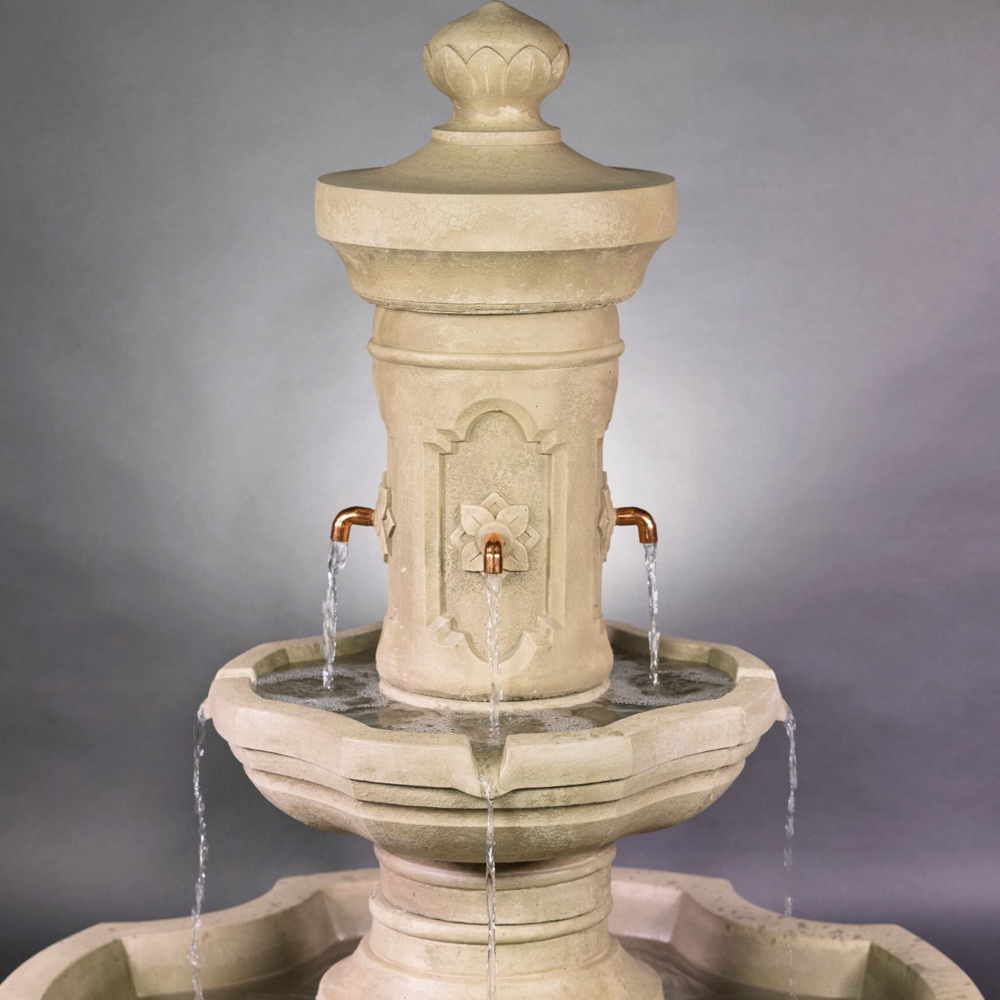Ravello Pond Concrete Fountain - Giannini #1852