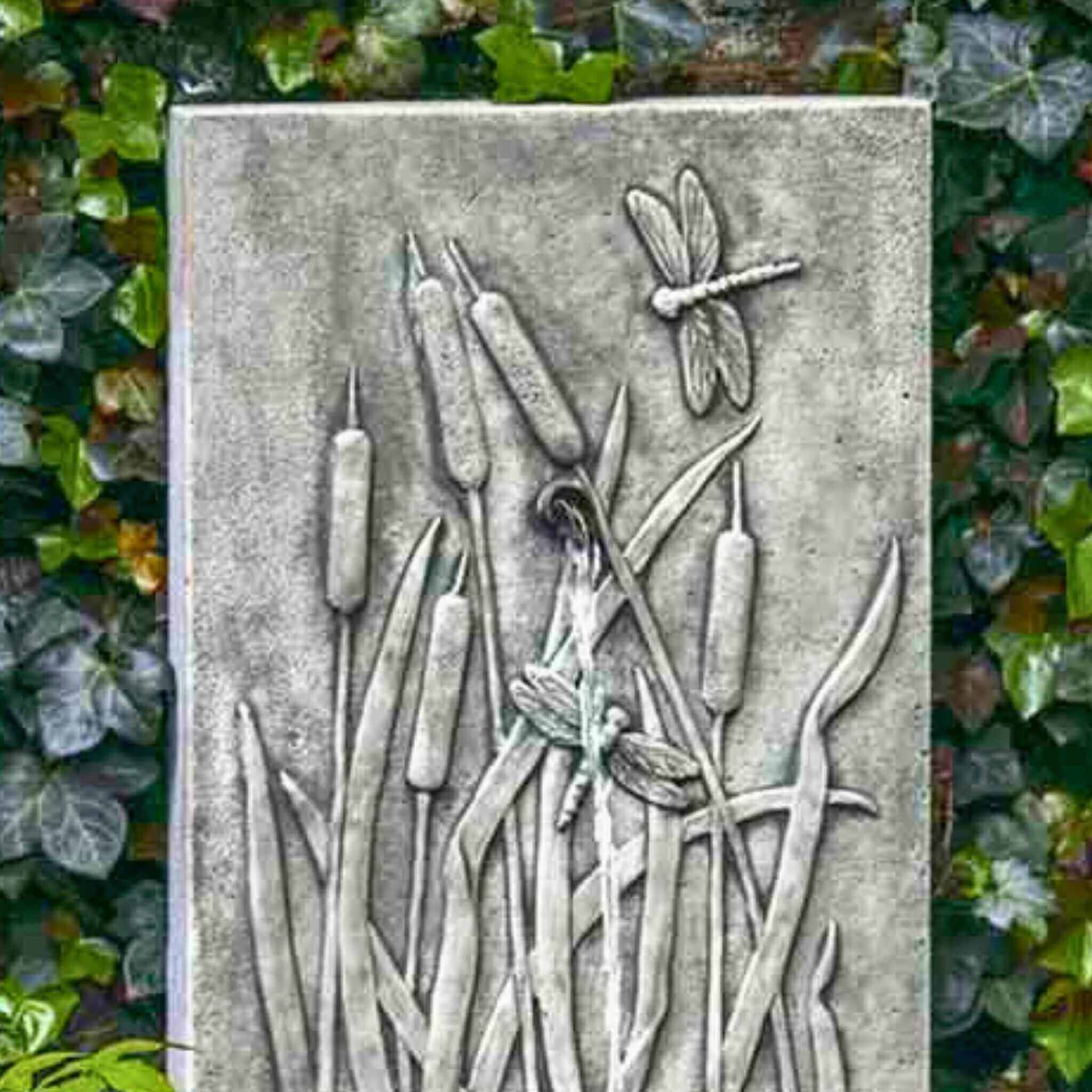 Dragonfly Concrete Wall Fountain - Campania #FT196