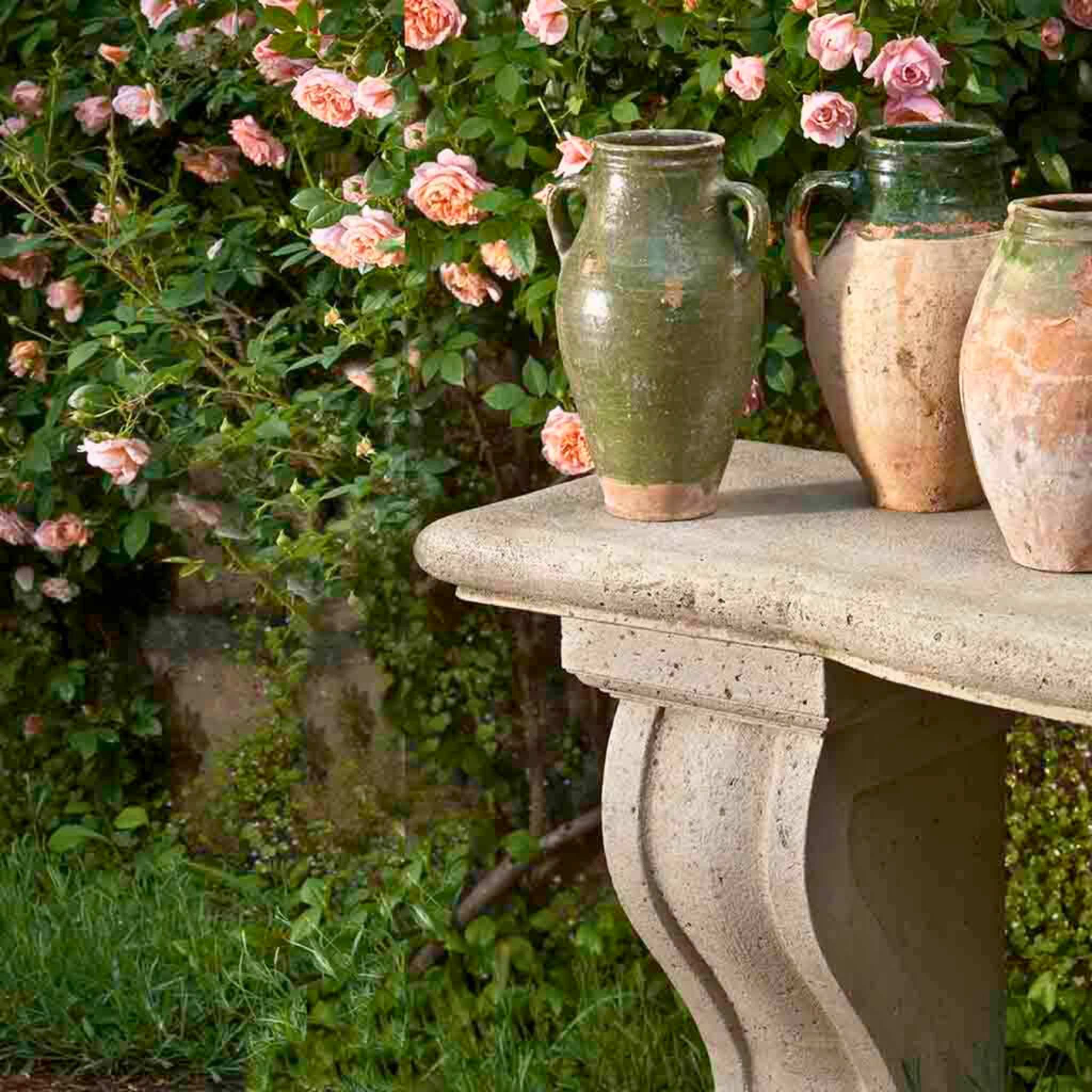 Loire Concrete Garden Table - Campania T113