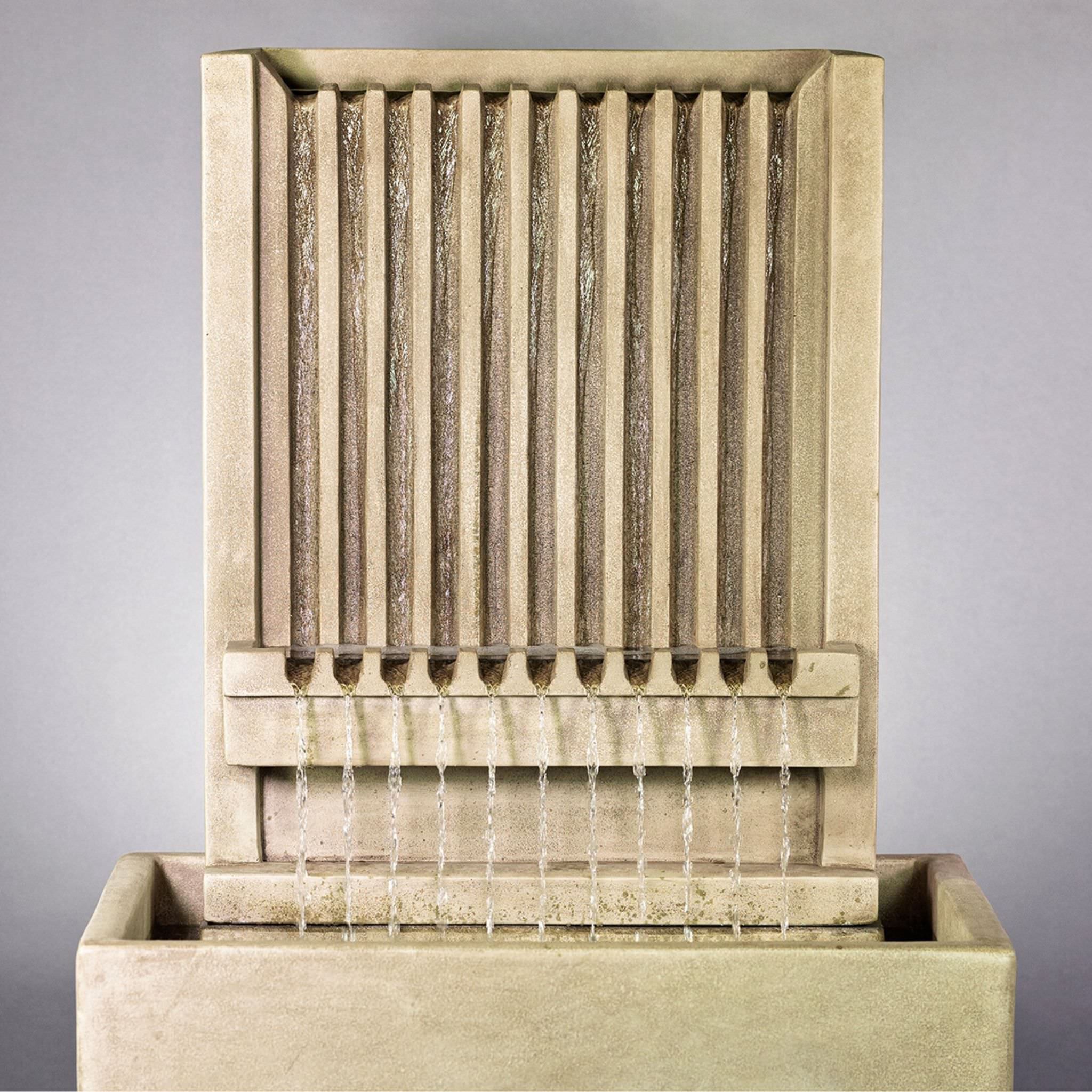 Brentwood Channel Concrete Wall Fountain TALL - Giannini #1826