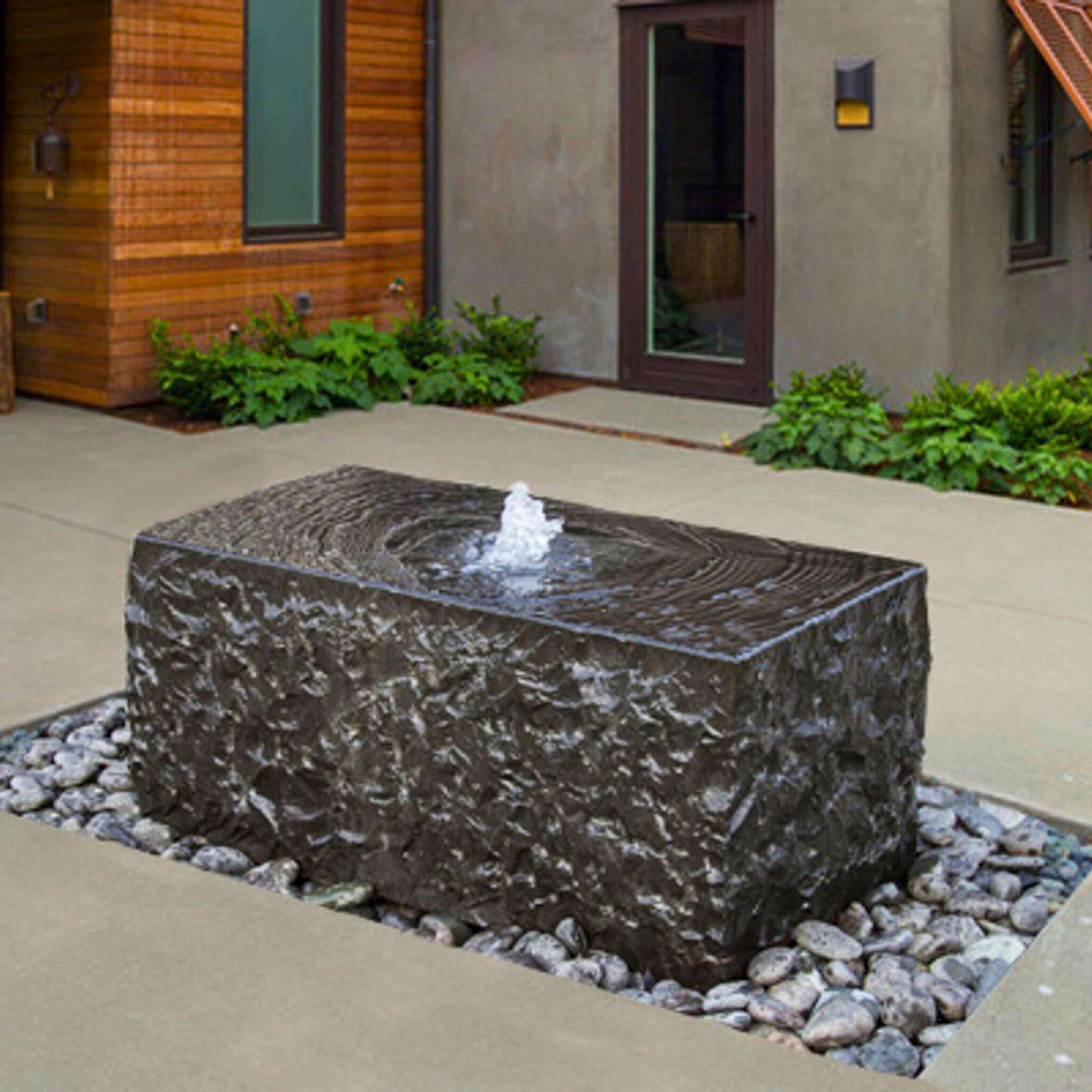 Basalt Block "Shizukesa" Fountain - Complete Kit - Blue Thumb