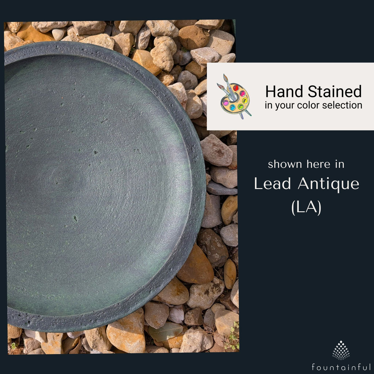 Roxie Concrete Bird Bath - Campania #B205