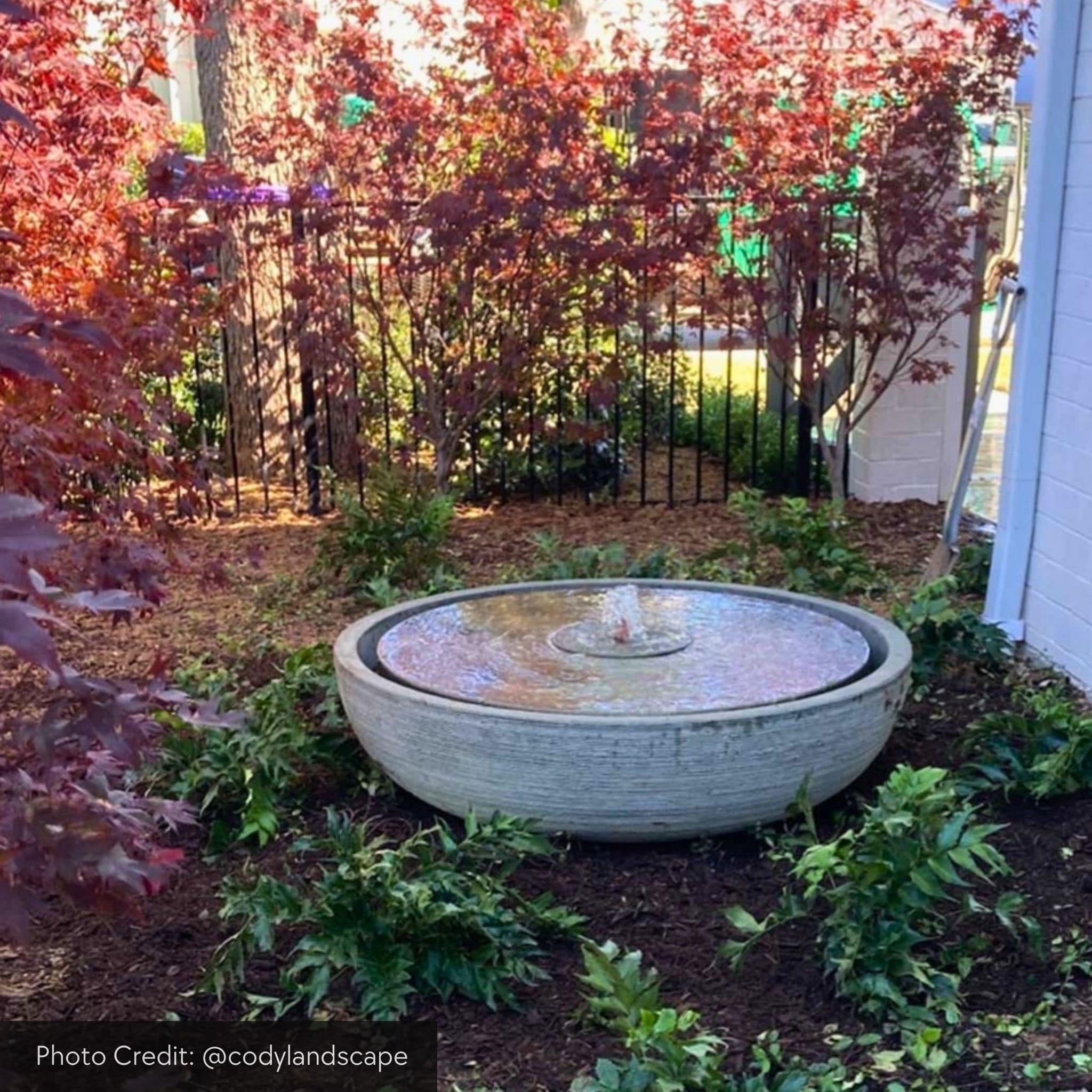 Large Girona Concrete Bowl Fountain - Campania #FT300