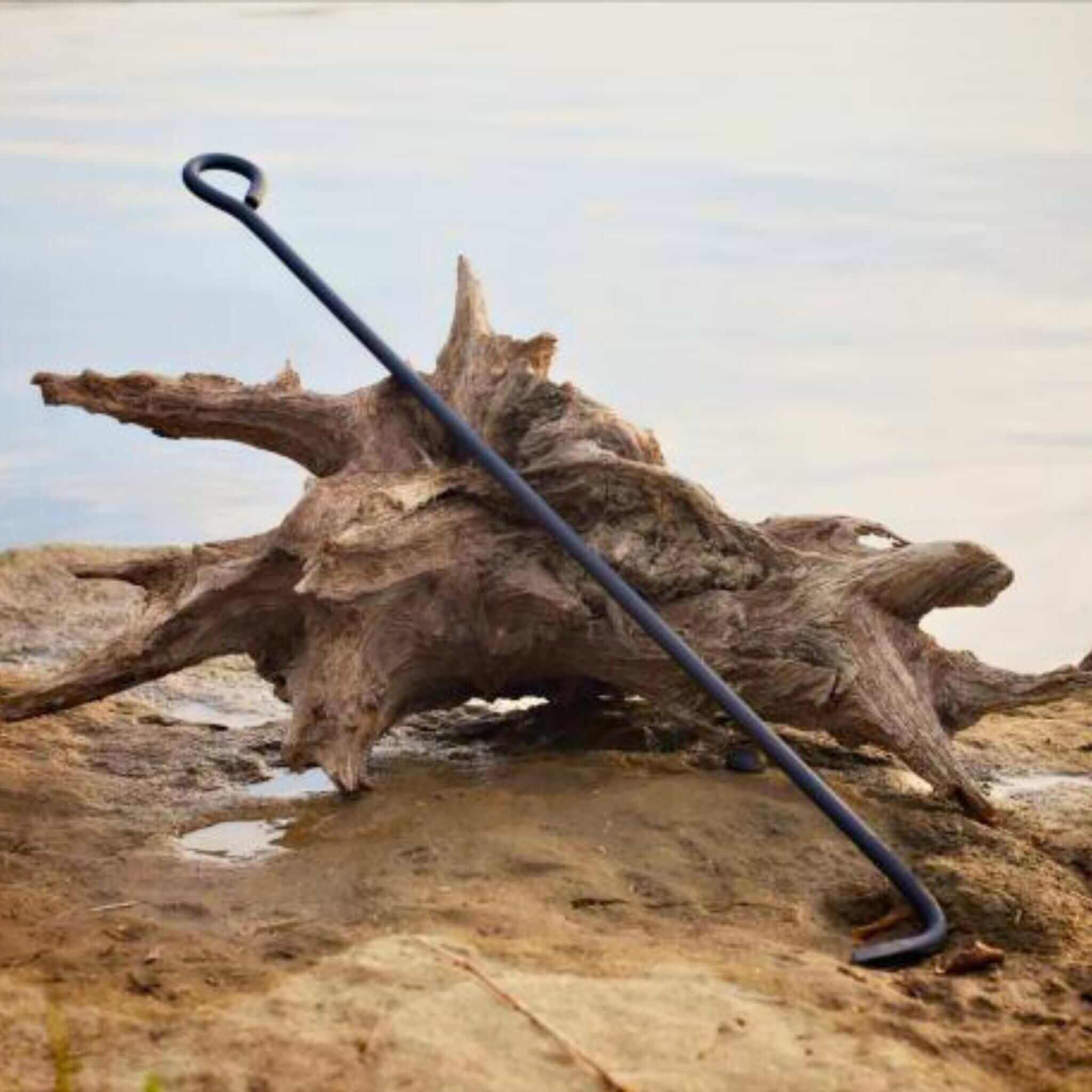 Amish Fire Tools Set - Blacksmith Forged - Fire Pit Art