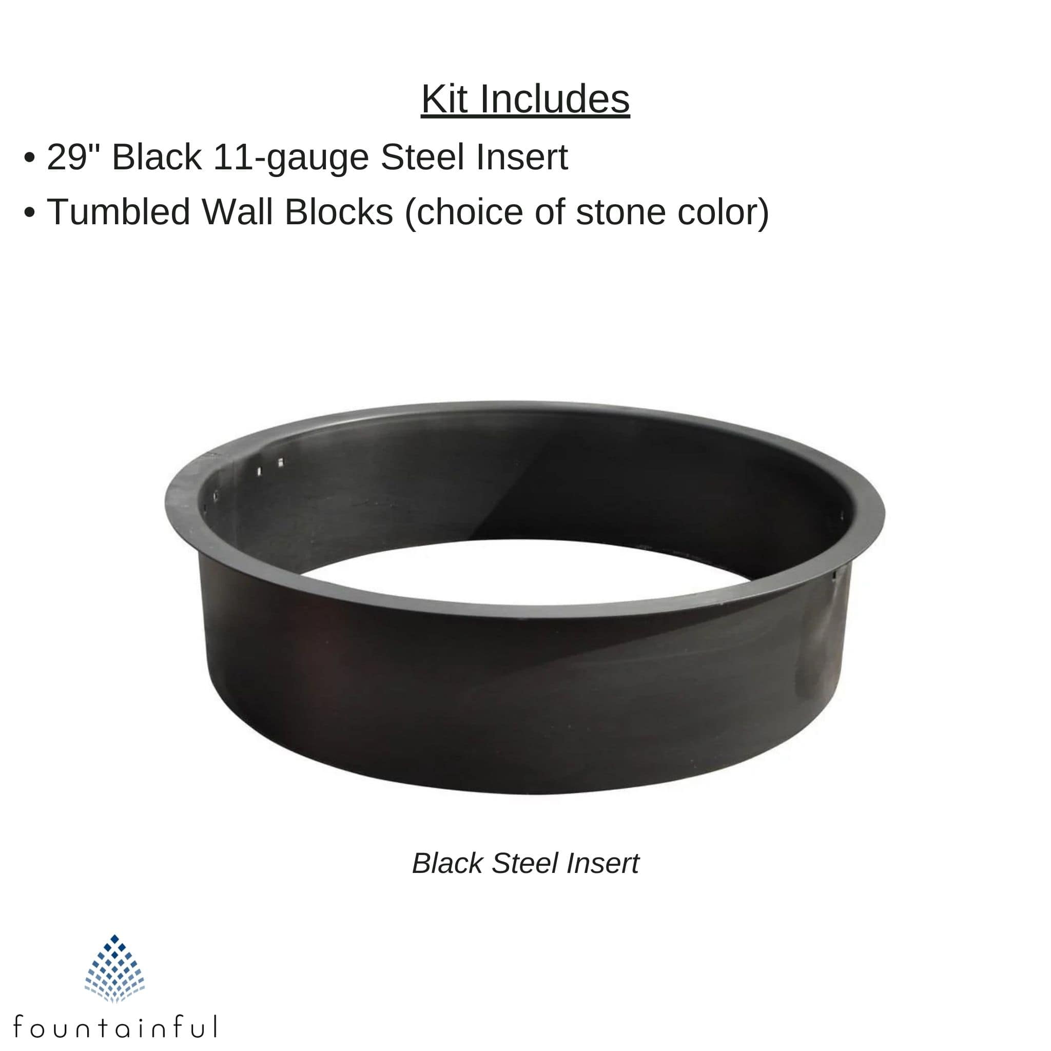 DIY Round Wood Burning Fire Pit Kit