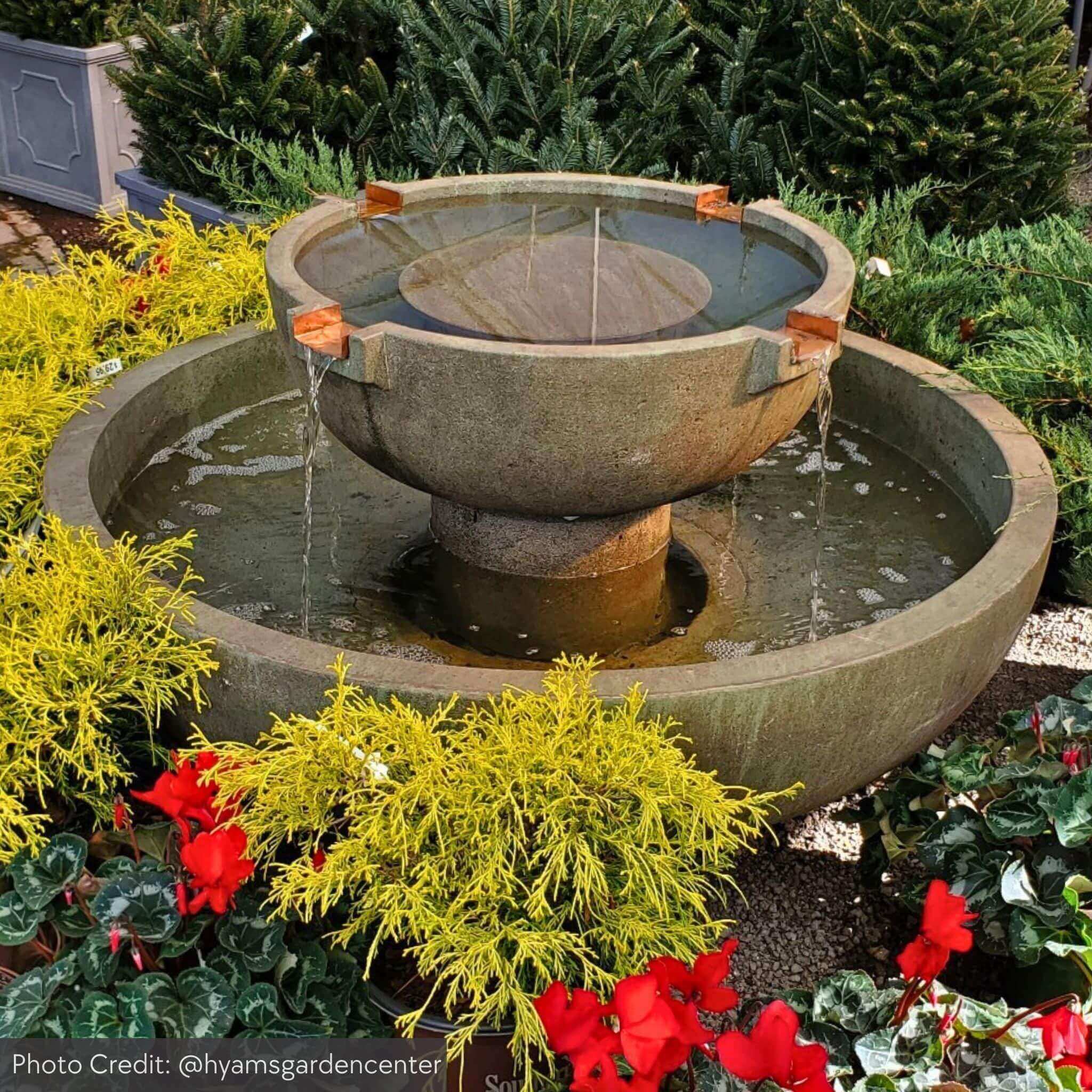Del Rey Concrete Fountain - Campania #FT306