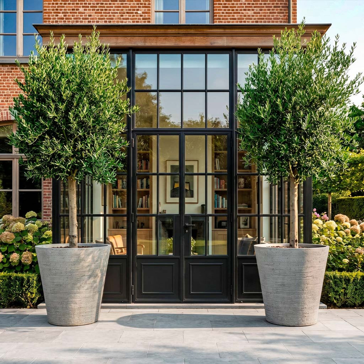 Verve Modern Concrete Planters - Campania