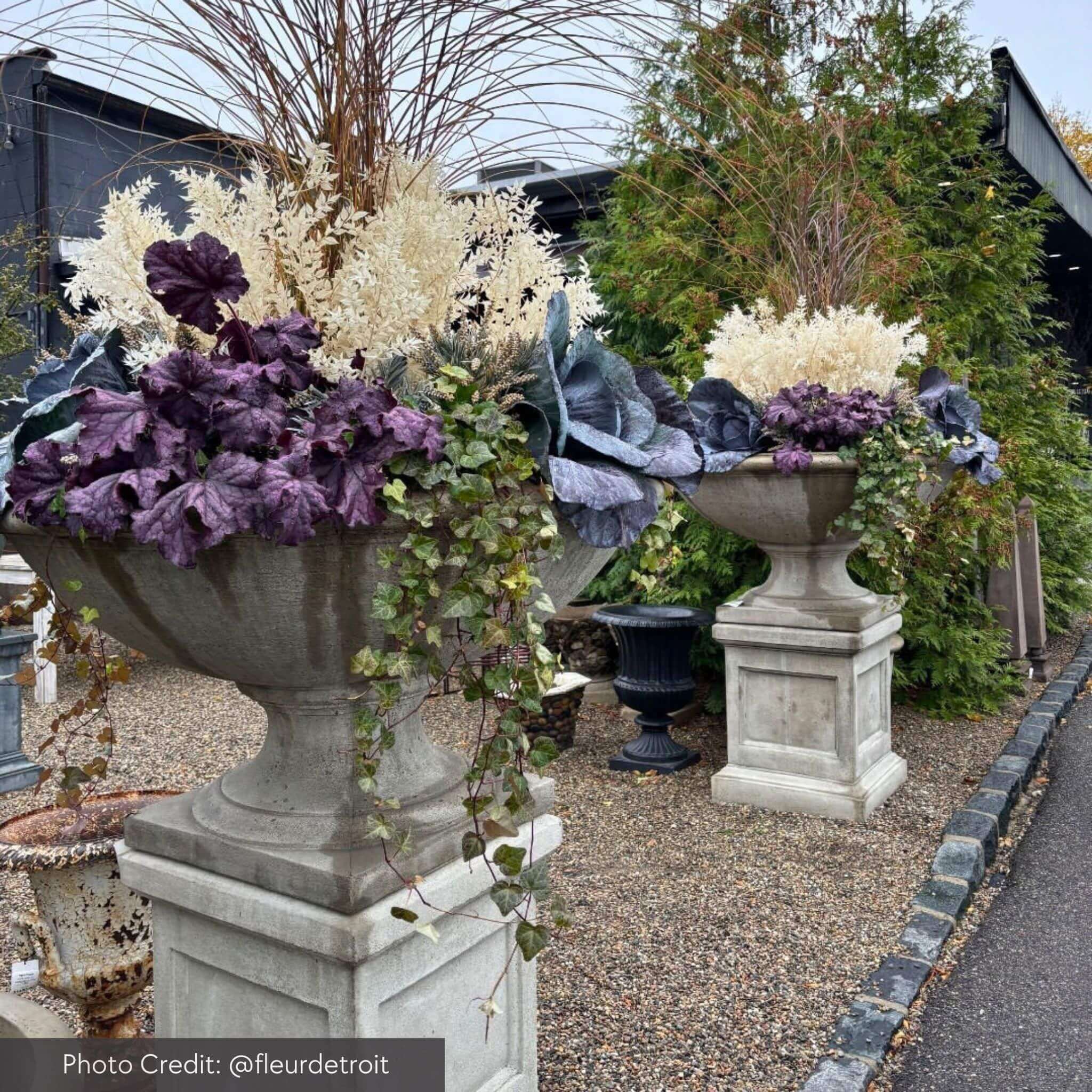 Monteros Concrete Urn Planter - Campania #P711