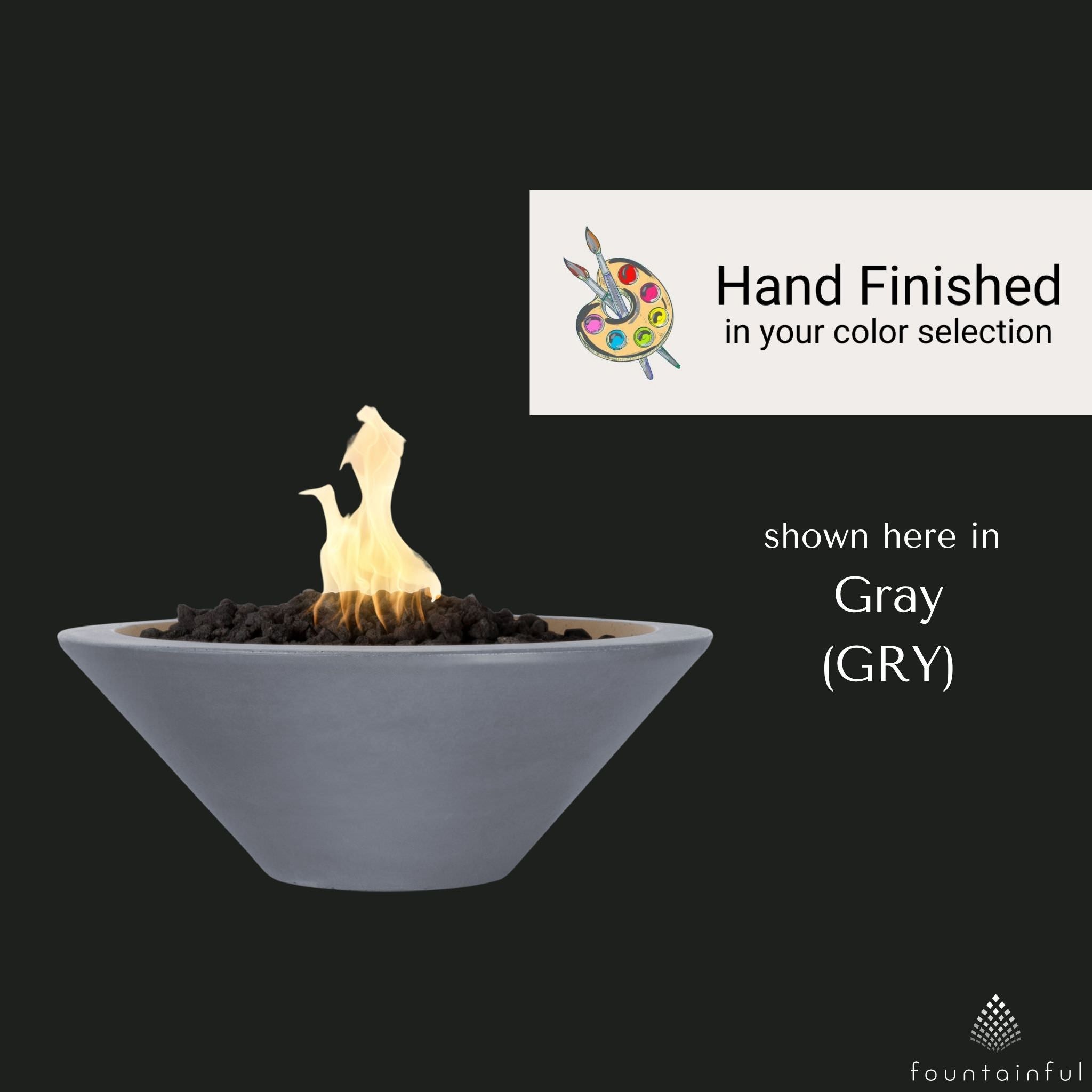 Cazo Concrete Fire Bowl - The Outdoor Plus