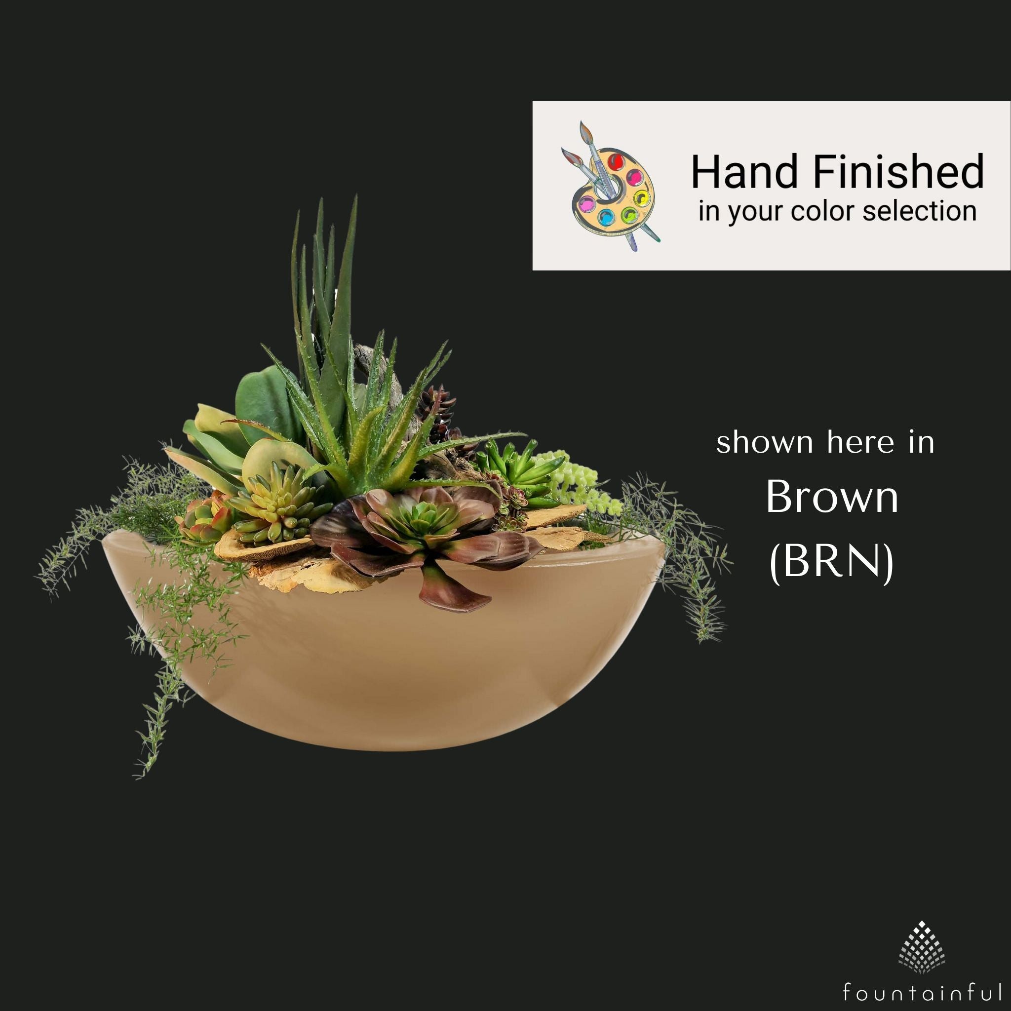 Sedona Concrete Planter Bowl - The Outdoor Plus