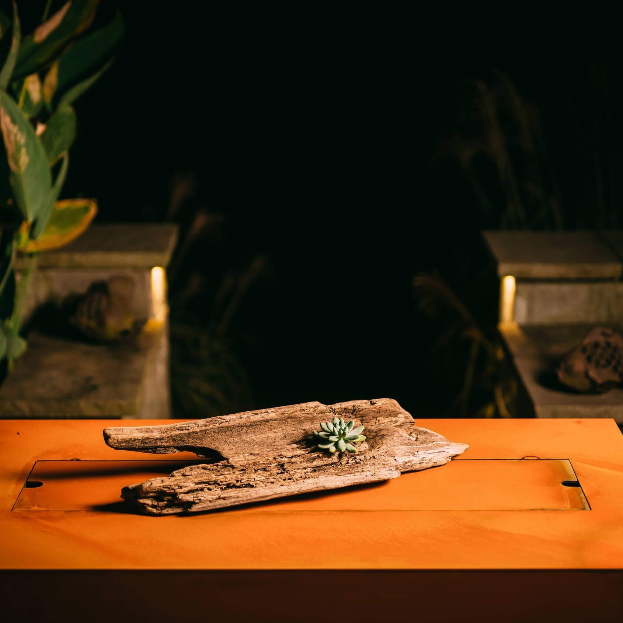 Linear Series Gas Fire Pit in Steel - Fire Pit Art