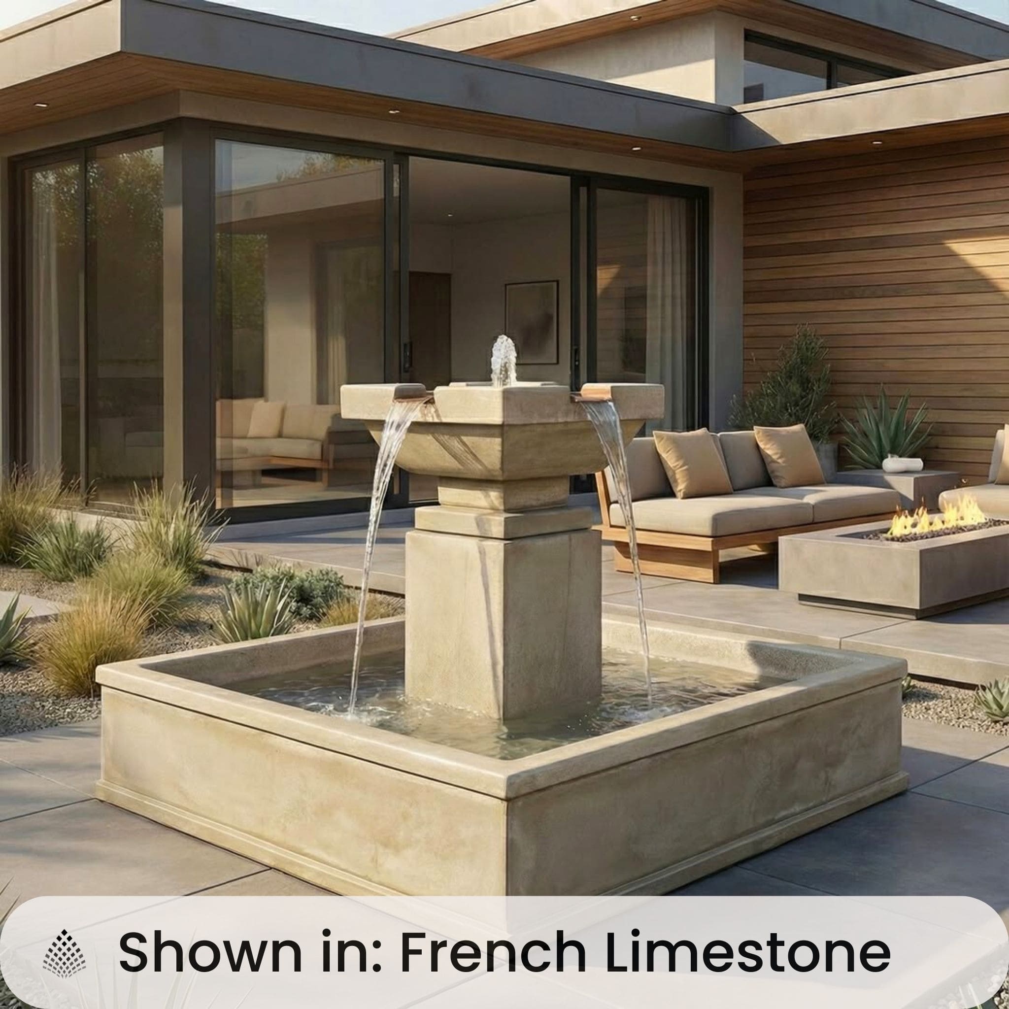 Miramar Concrete Fountain - Giannini #1817