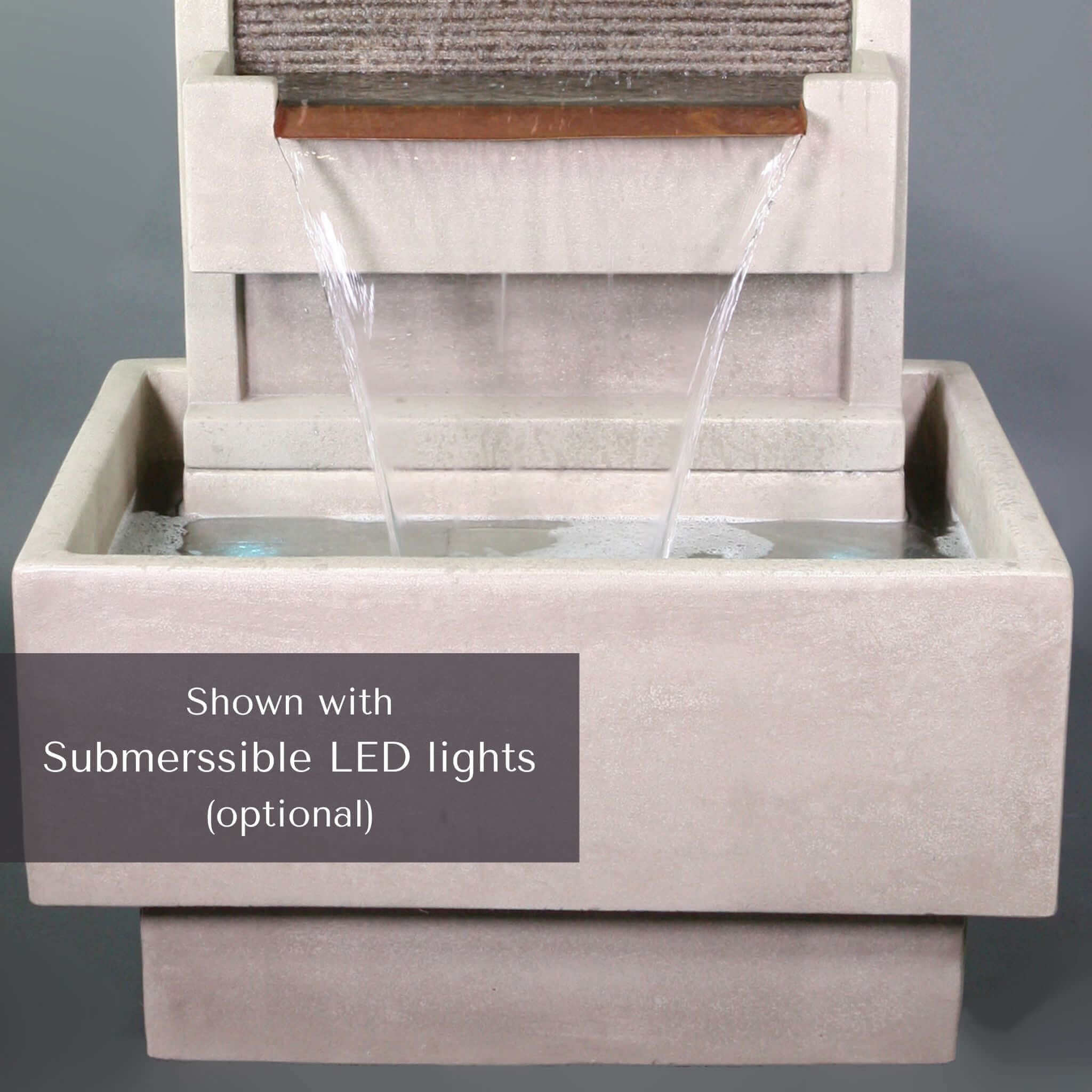 Brentwood Concrete Wall Fountain TALL - Giannini #1764