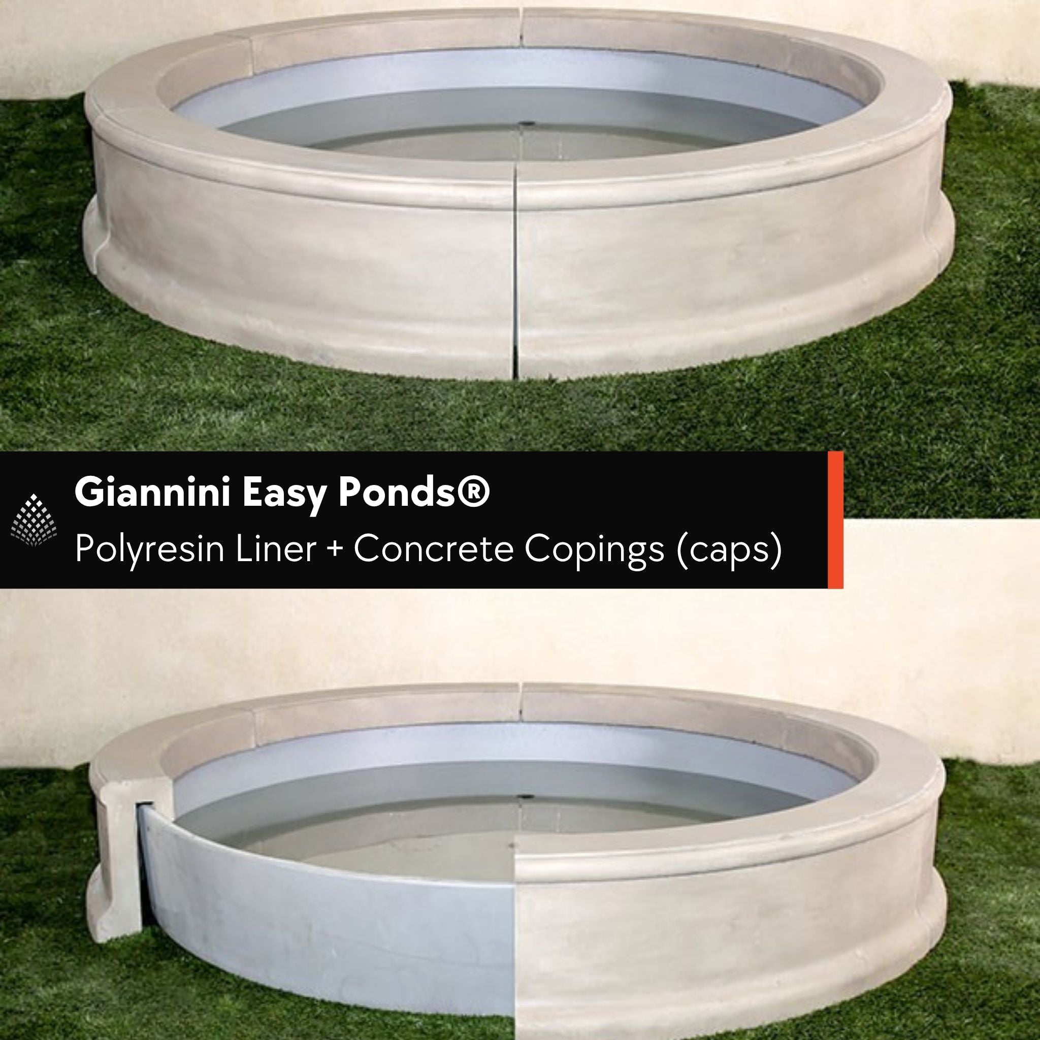 Giannini Round Easy Pond® Fountain Basins