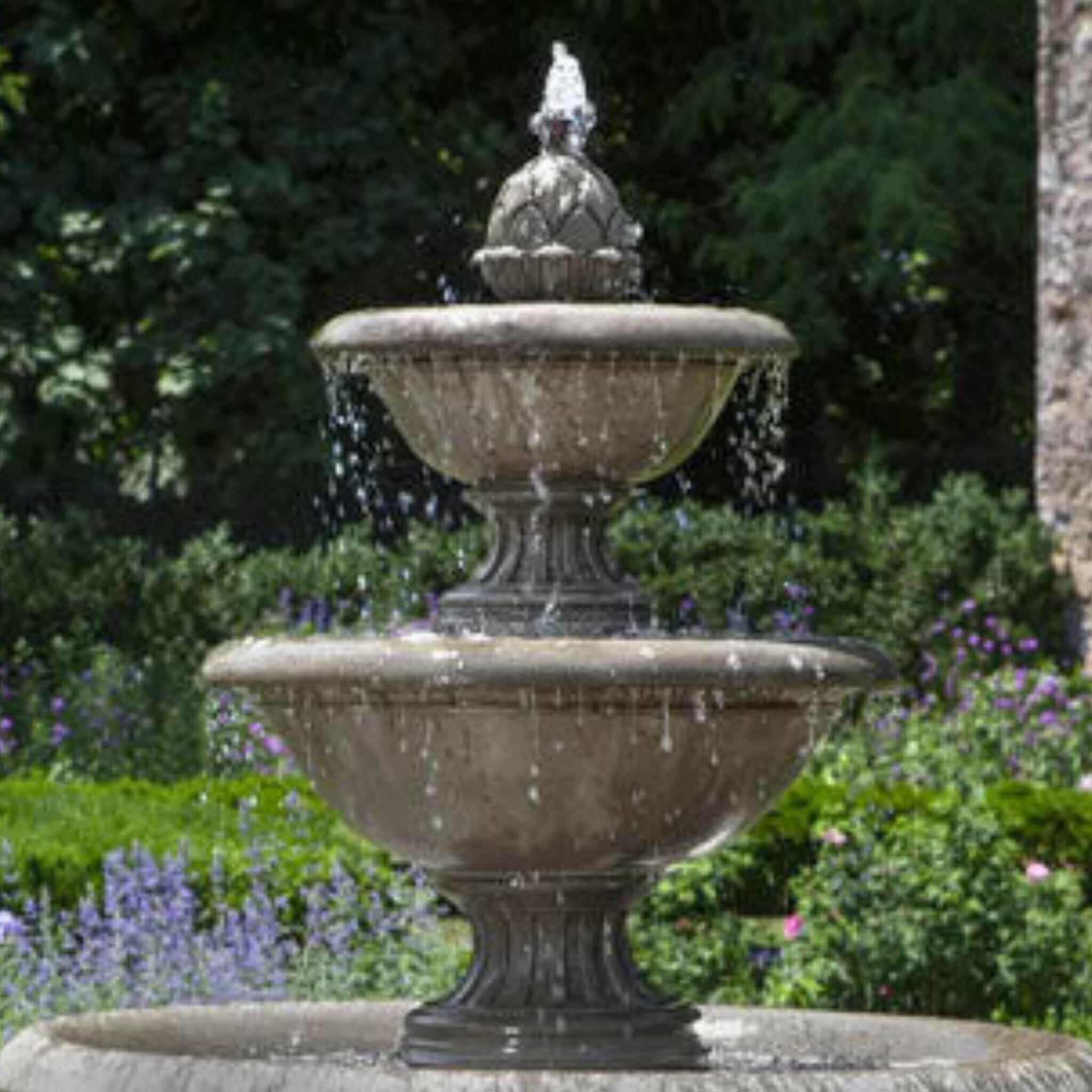 Fonthill 3-Tier Concrete Fountain - Campania #FT271
