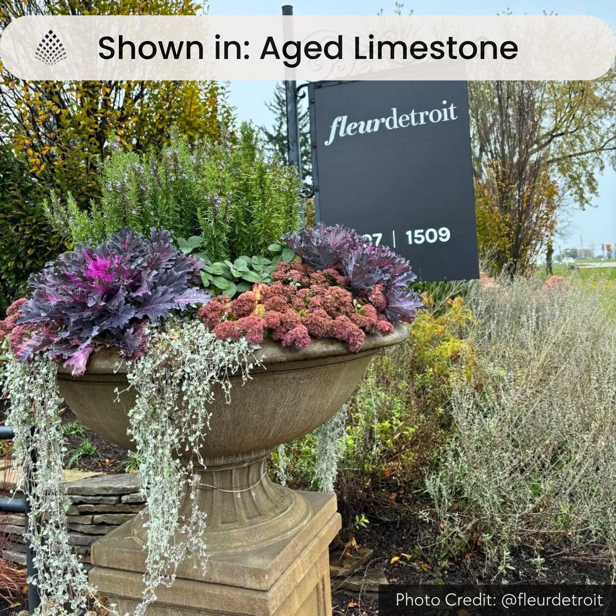 Fonthill Concrete Urn Planter - Campania #P712