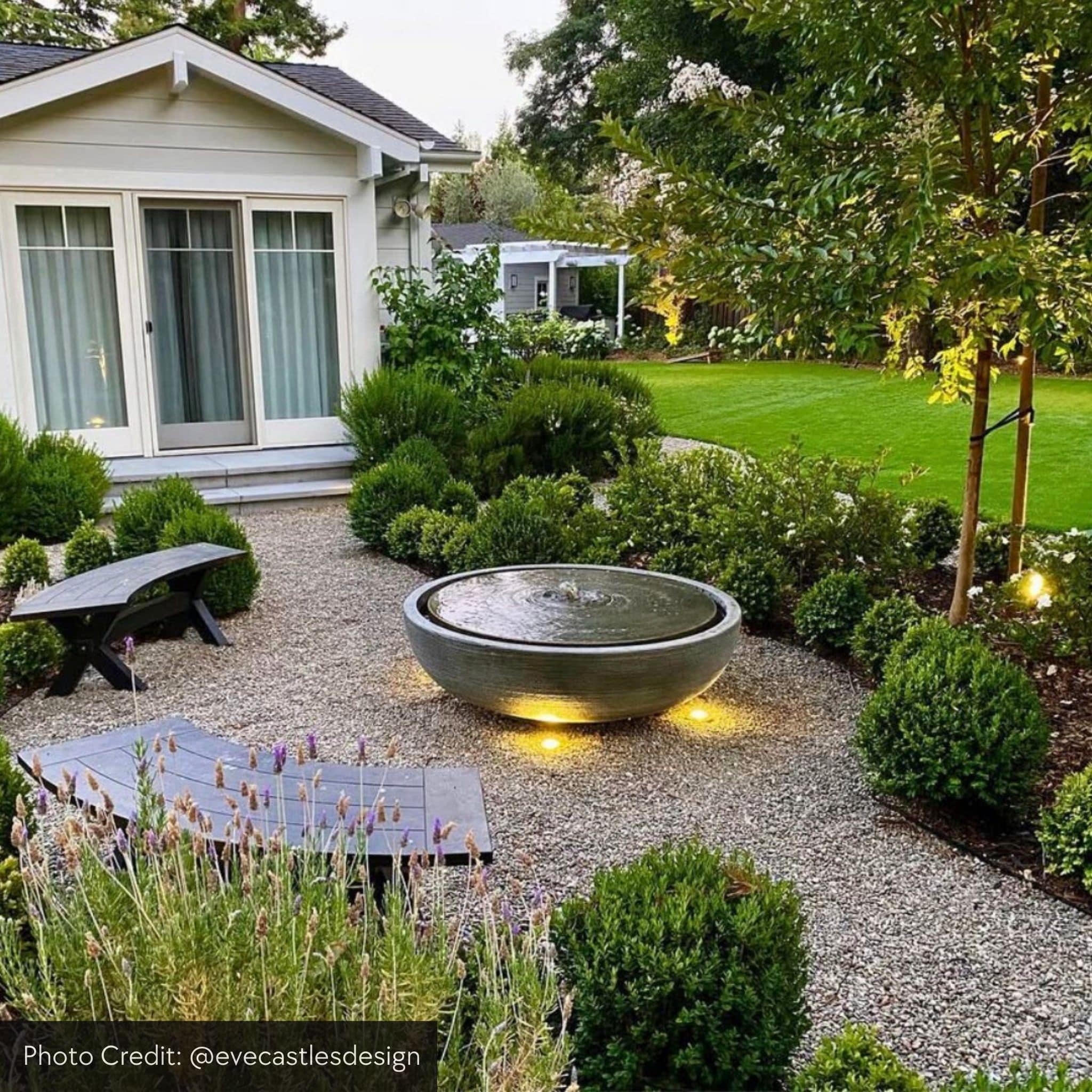 Large Girona Concrete Bowl Fountain - Campania #FT300