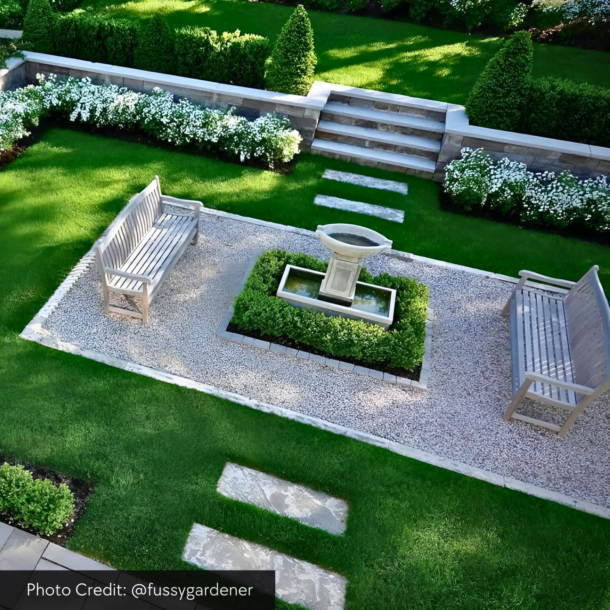 The Austin Concrete Fountain - Campania #FT206