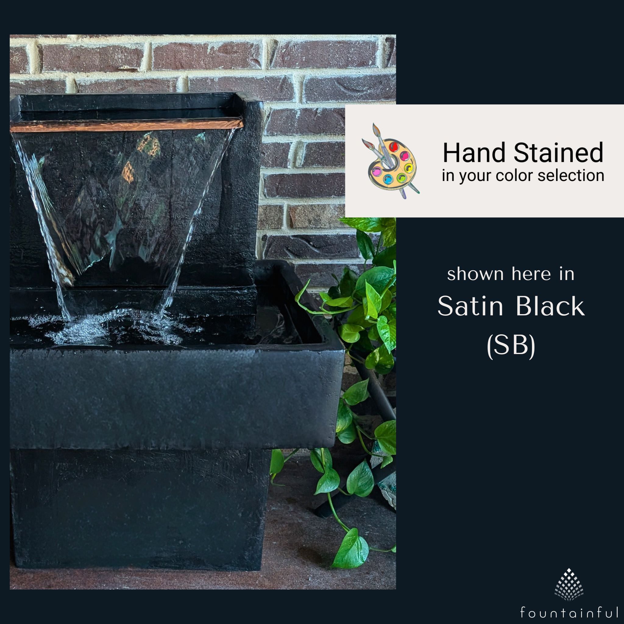 Mystic Falls Concrete Wall Fountain - Fiore #254