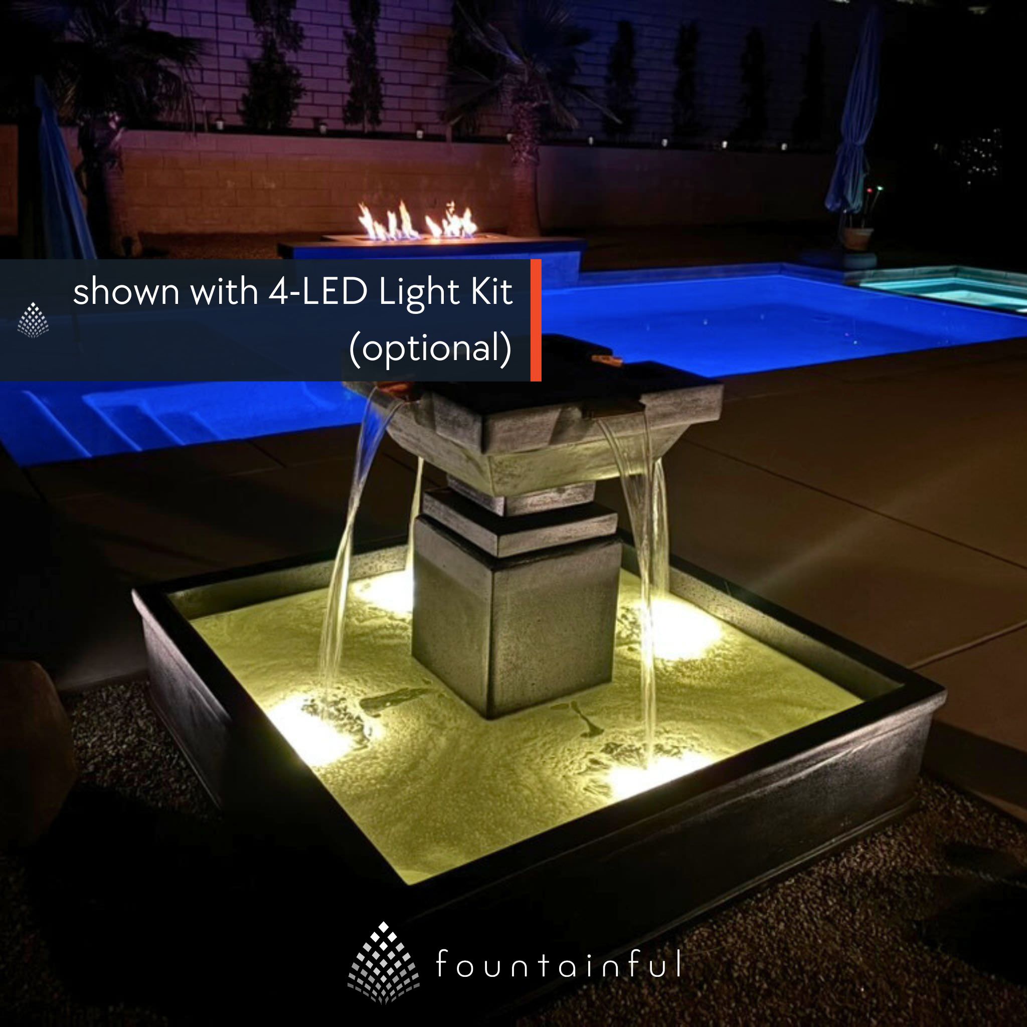 Miramar Concrete Fountain - Giannini #1817