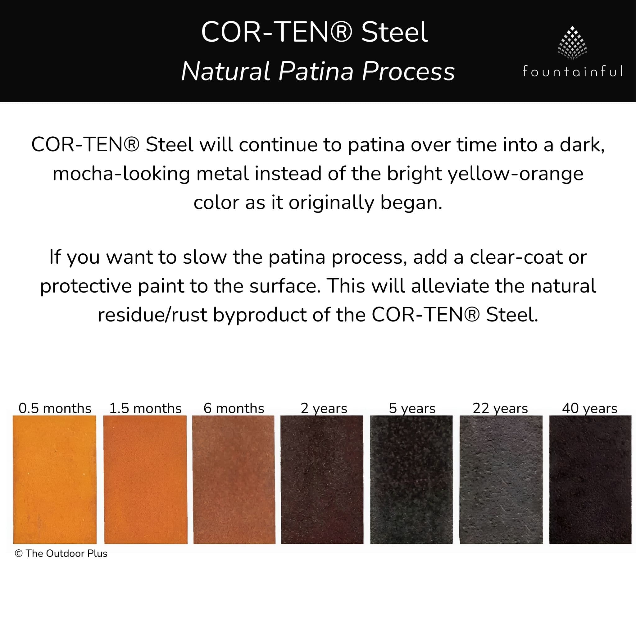 X4 Modern Fountain in Steel