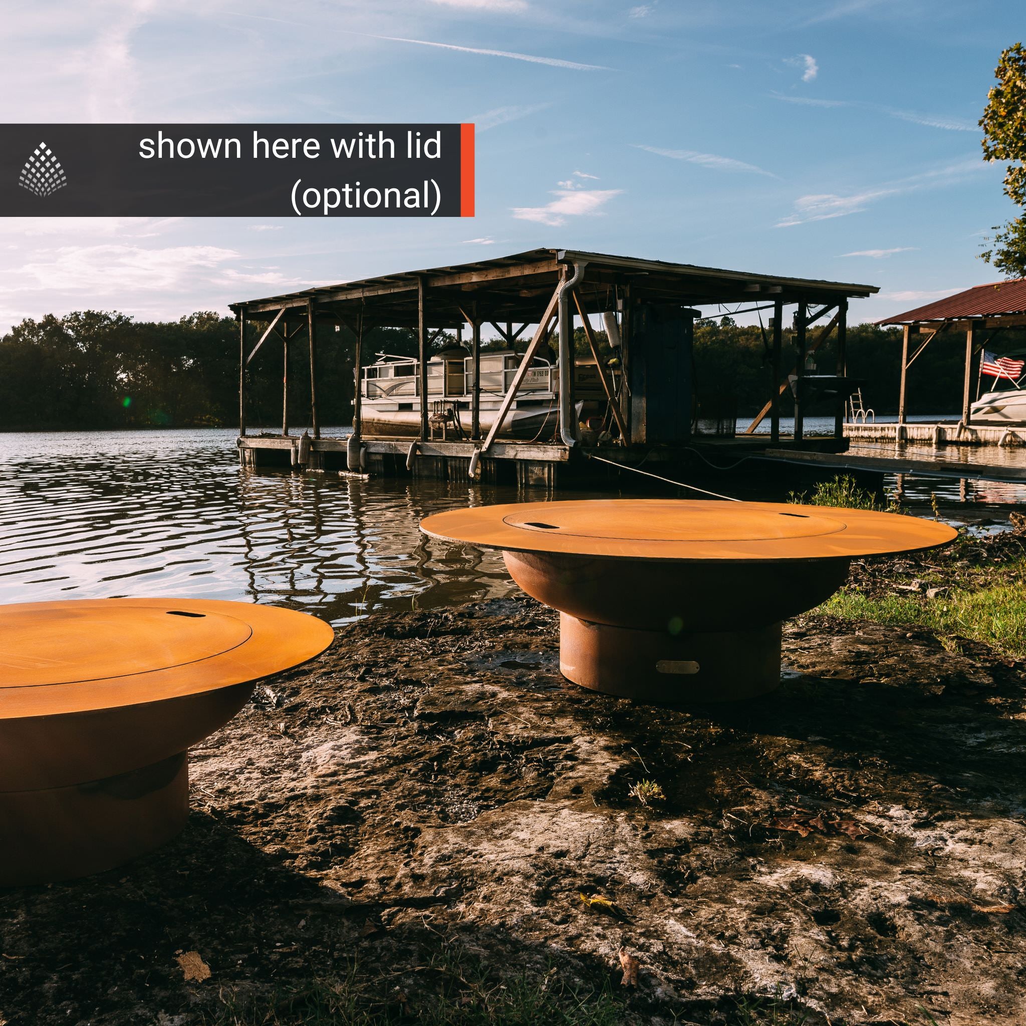 Magnum Wood Burning Fire Pit in Steel - Fire Pit Art