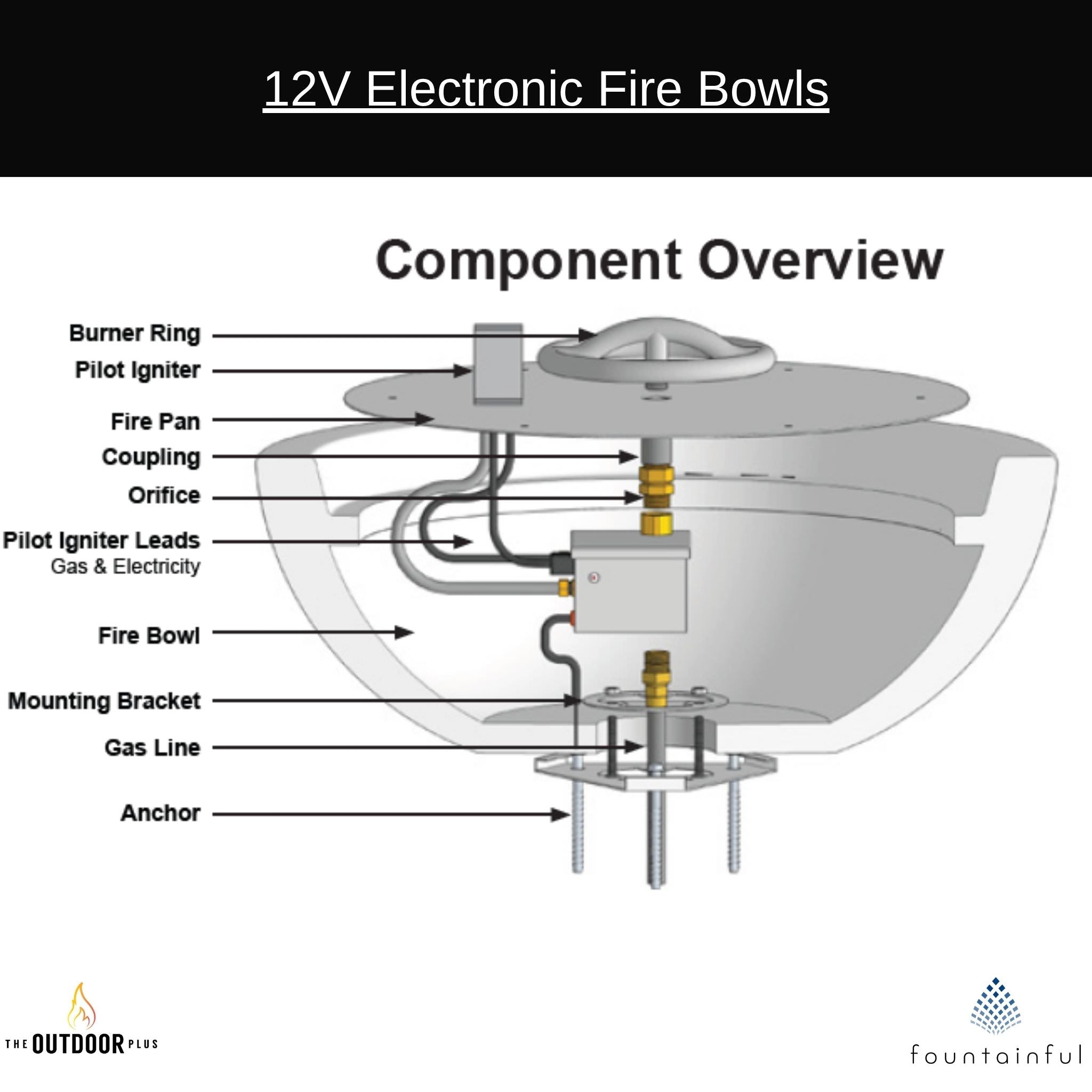 Cazo Concrete Fire Bowl - The Outdoor Plus