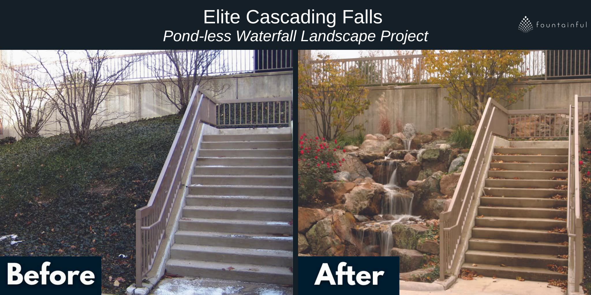 Elite Large Pondless Waterfall Kit - Blue Thumb