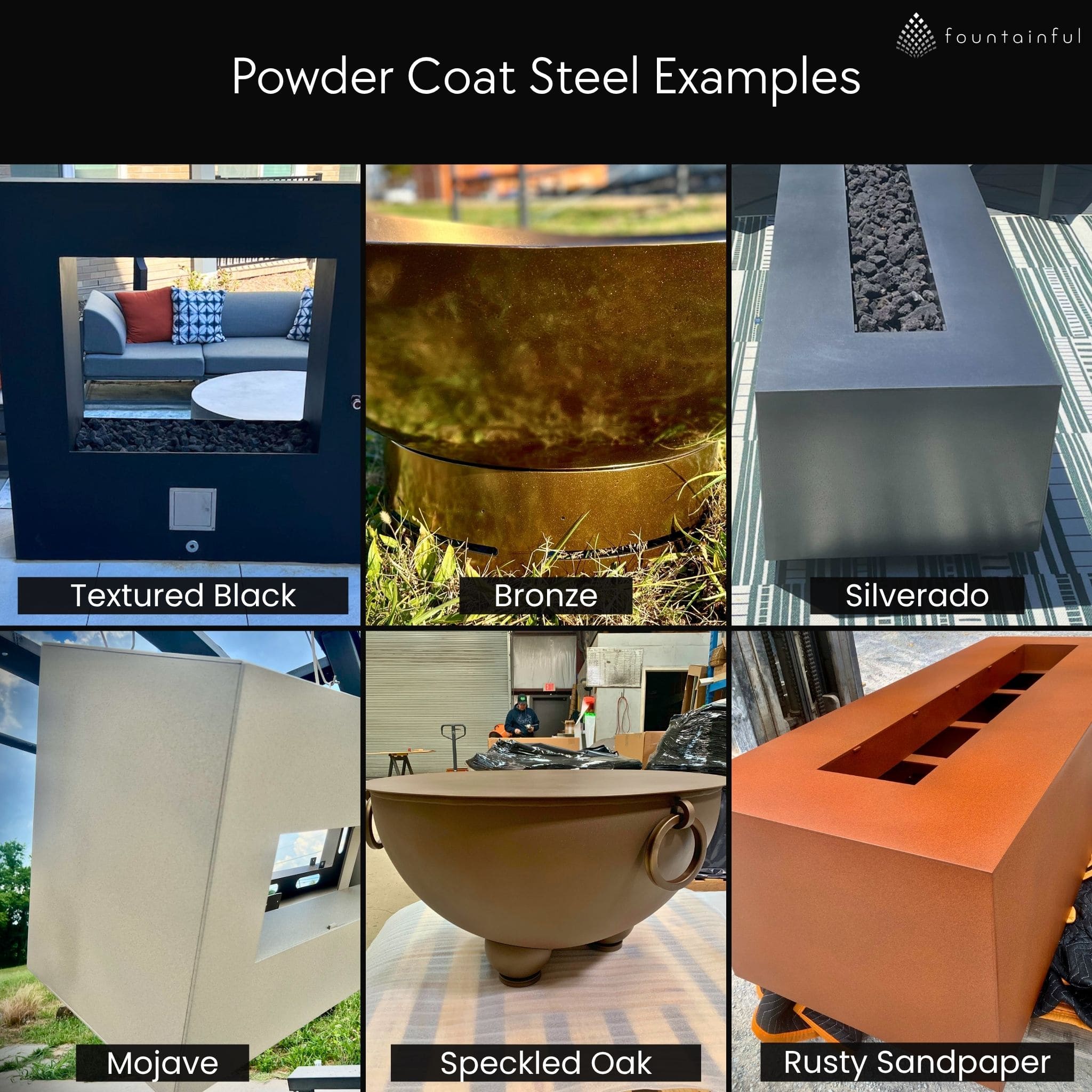 Beachcomber Gas Fire Pit in Steel - Fire Pit Art