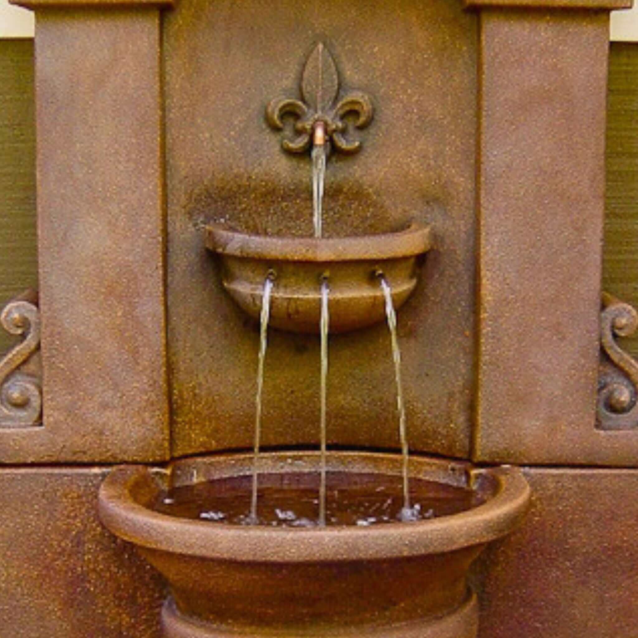 Flaminia Concrete Wall Fountain - Giannini #1063