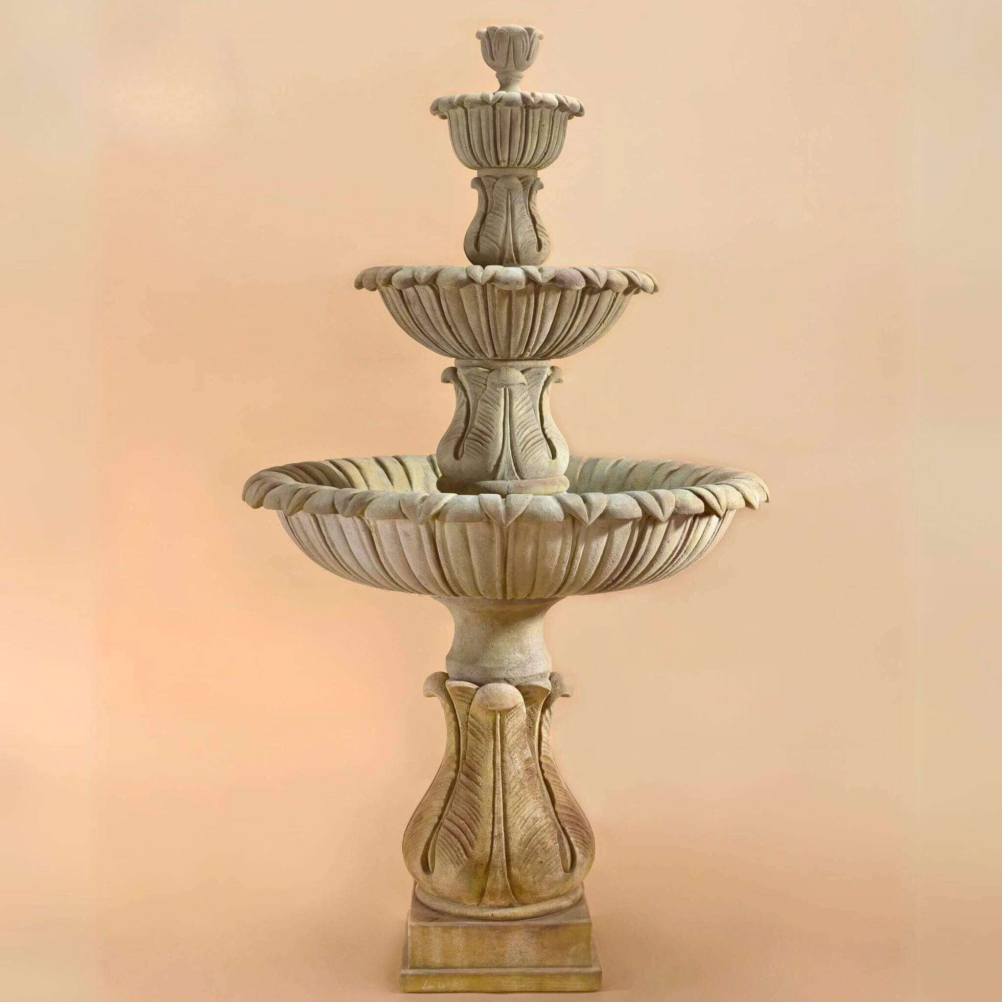 Calanthia 3-Tier Concrete Fountain - Giannini #1679