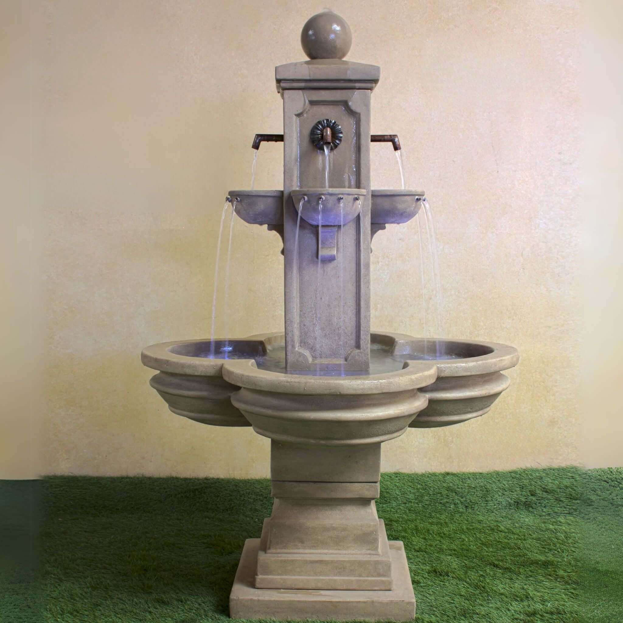 Catalina Terrace Concrete Fountain - Giannini #1722