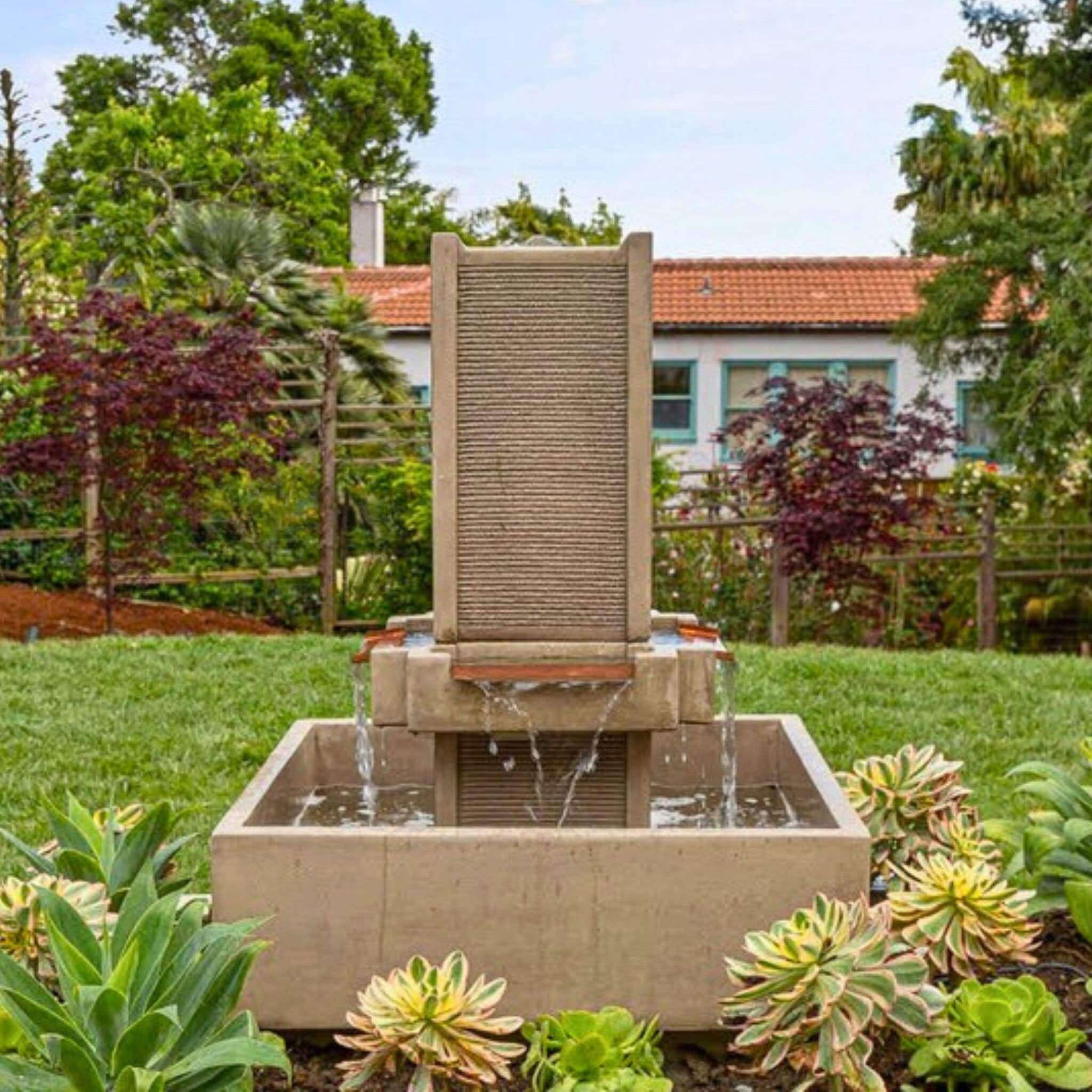 Brentwood Courtyard Concrete Fountain - Giannini #1773