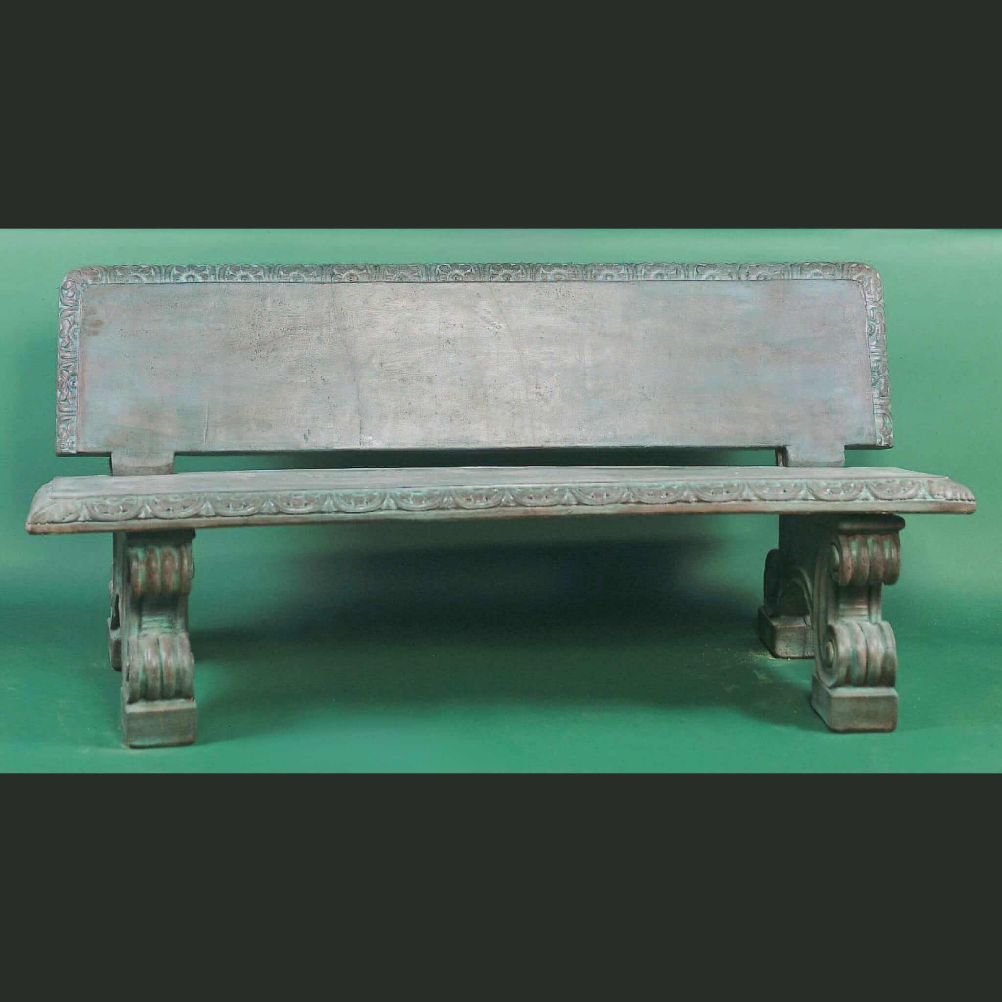 Italian Concrete Garden Bench - Giannini #510 / #510L