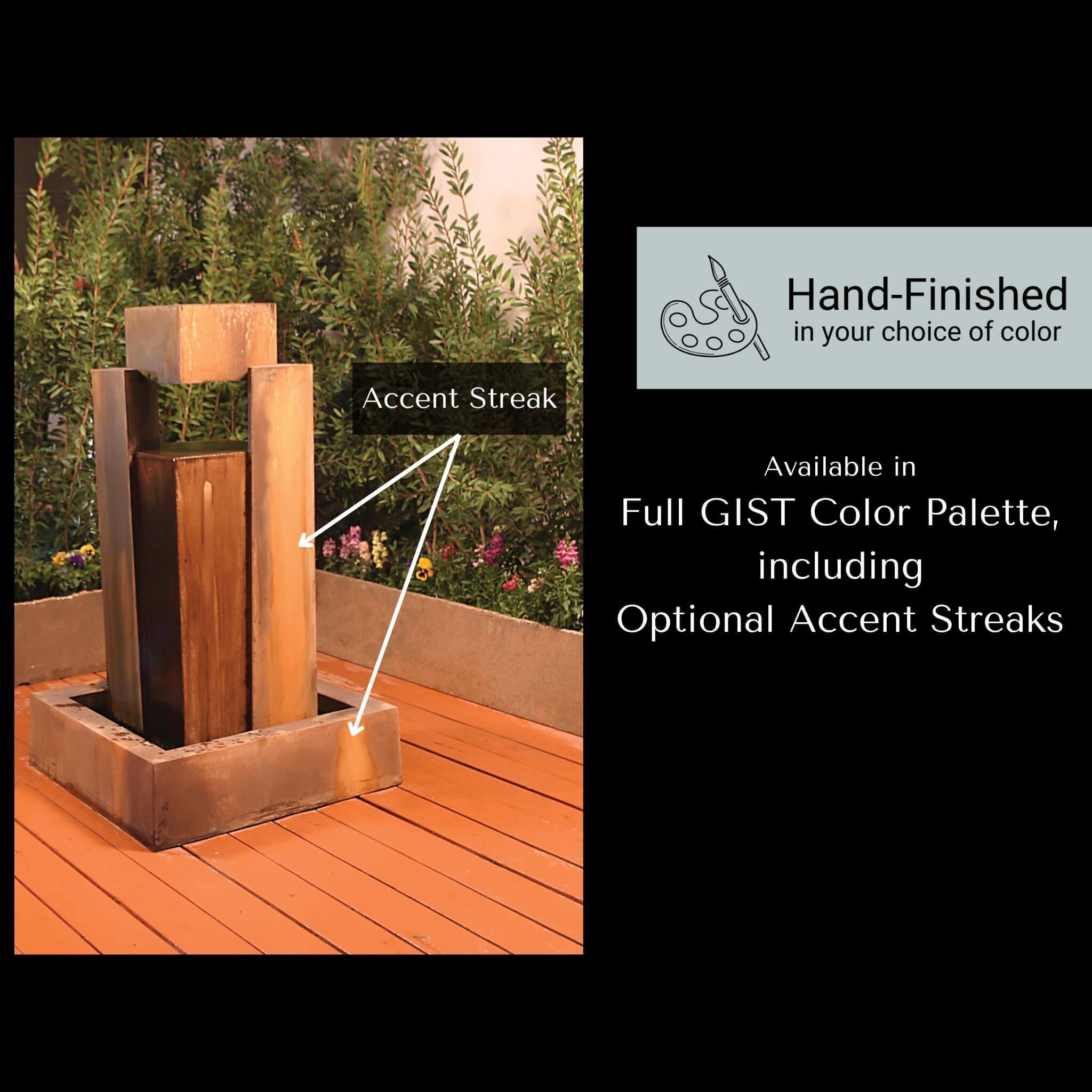 Rocket Concrete Fountain - GIST Fountains