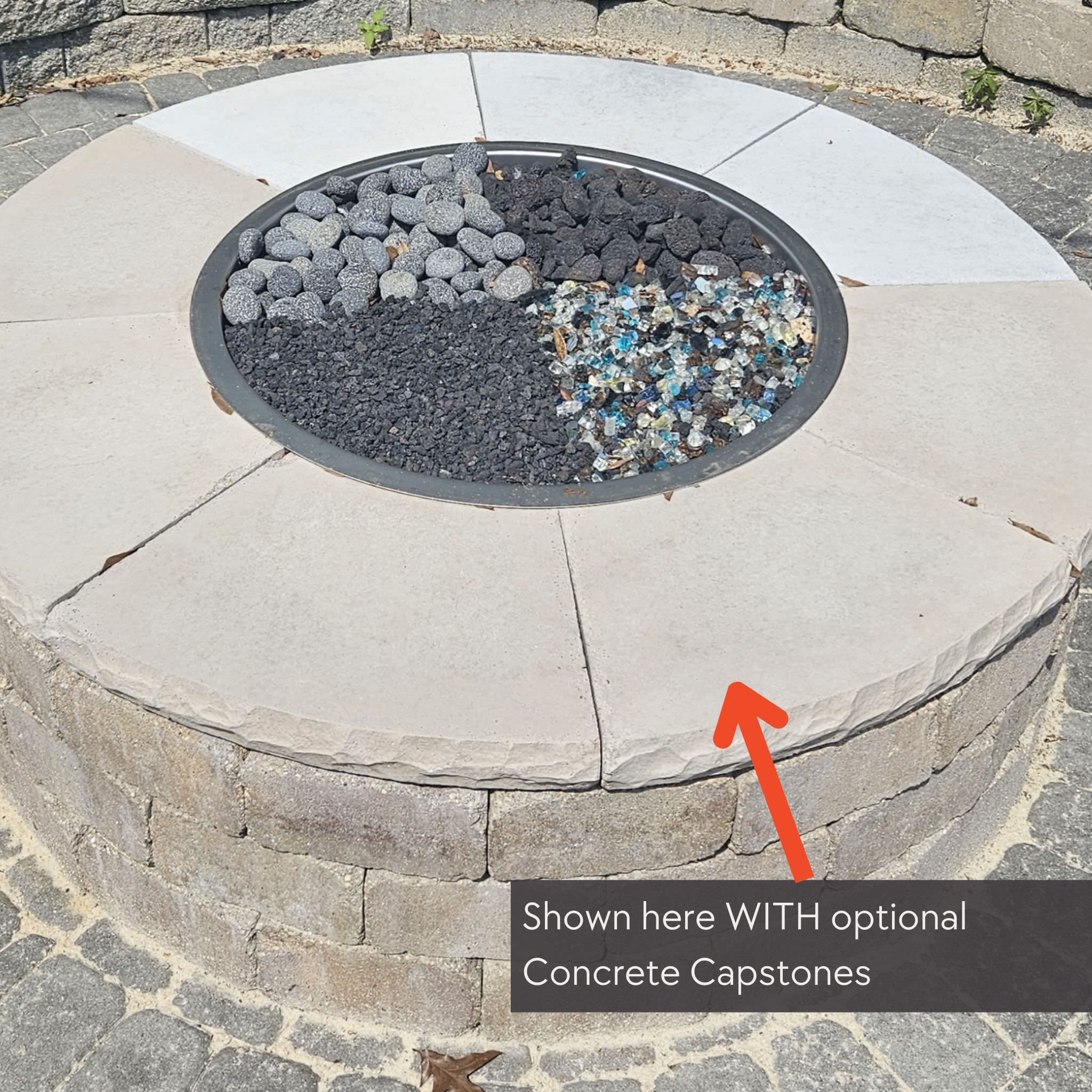 DIY Round Gas Fire Pit Kit