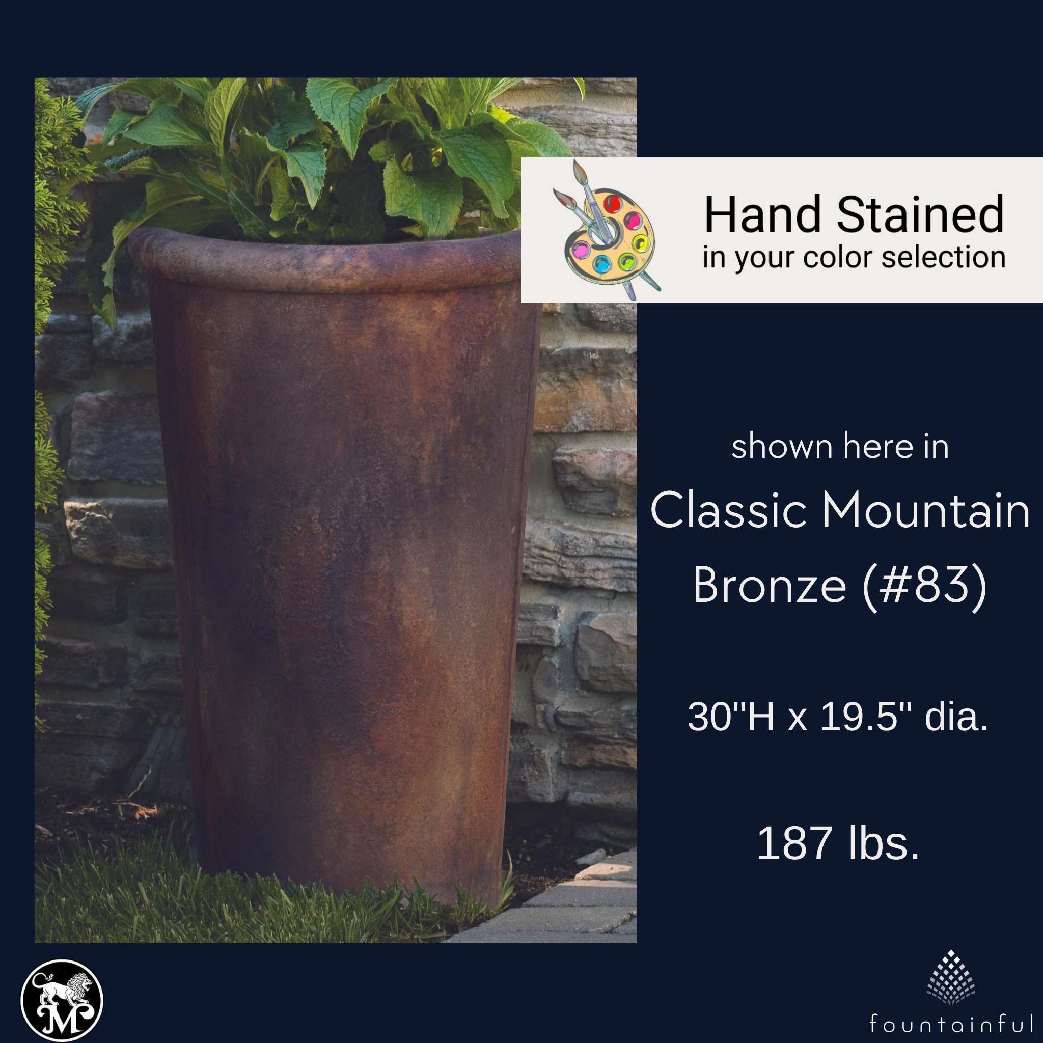 Pagnani Vase Concrete Planter - Massarellis #6071