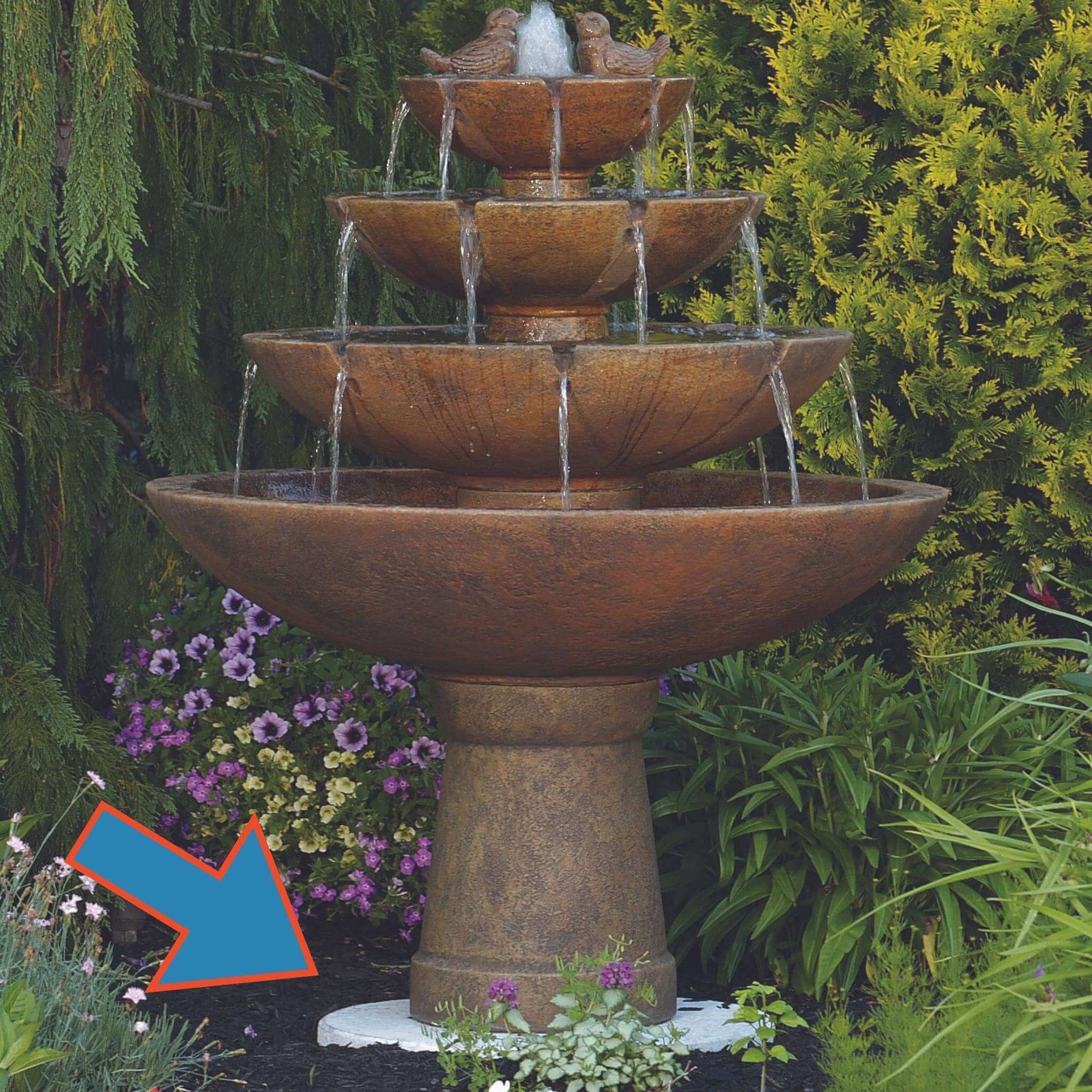 Concrete Fountain Slab/Ground Prep 24"-30"-36" - Massarellis