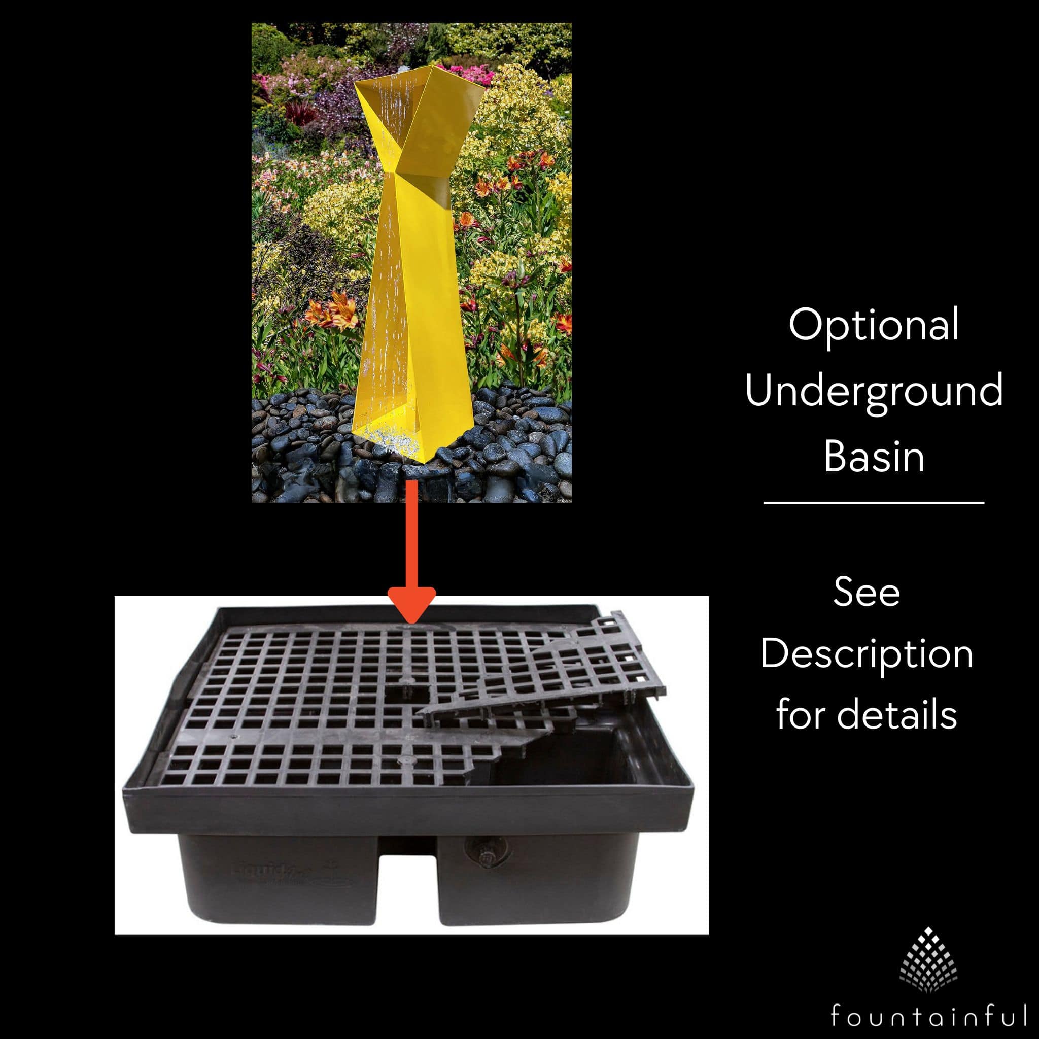 X4-Mini Modern Stainless Steel Fountain