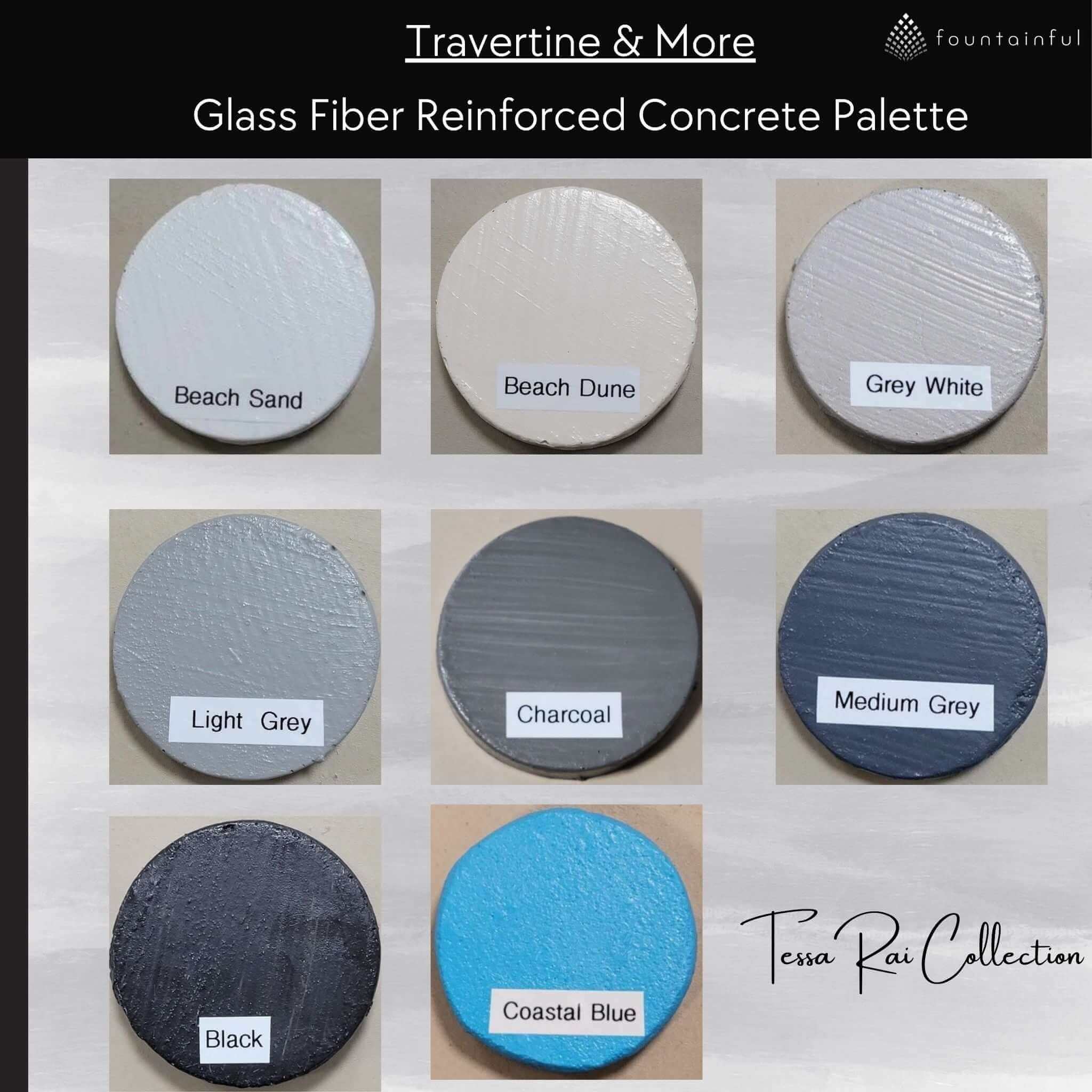 360° Fire & Water Bowl Concrete Fountain