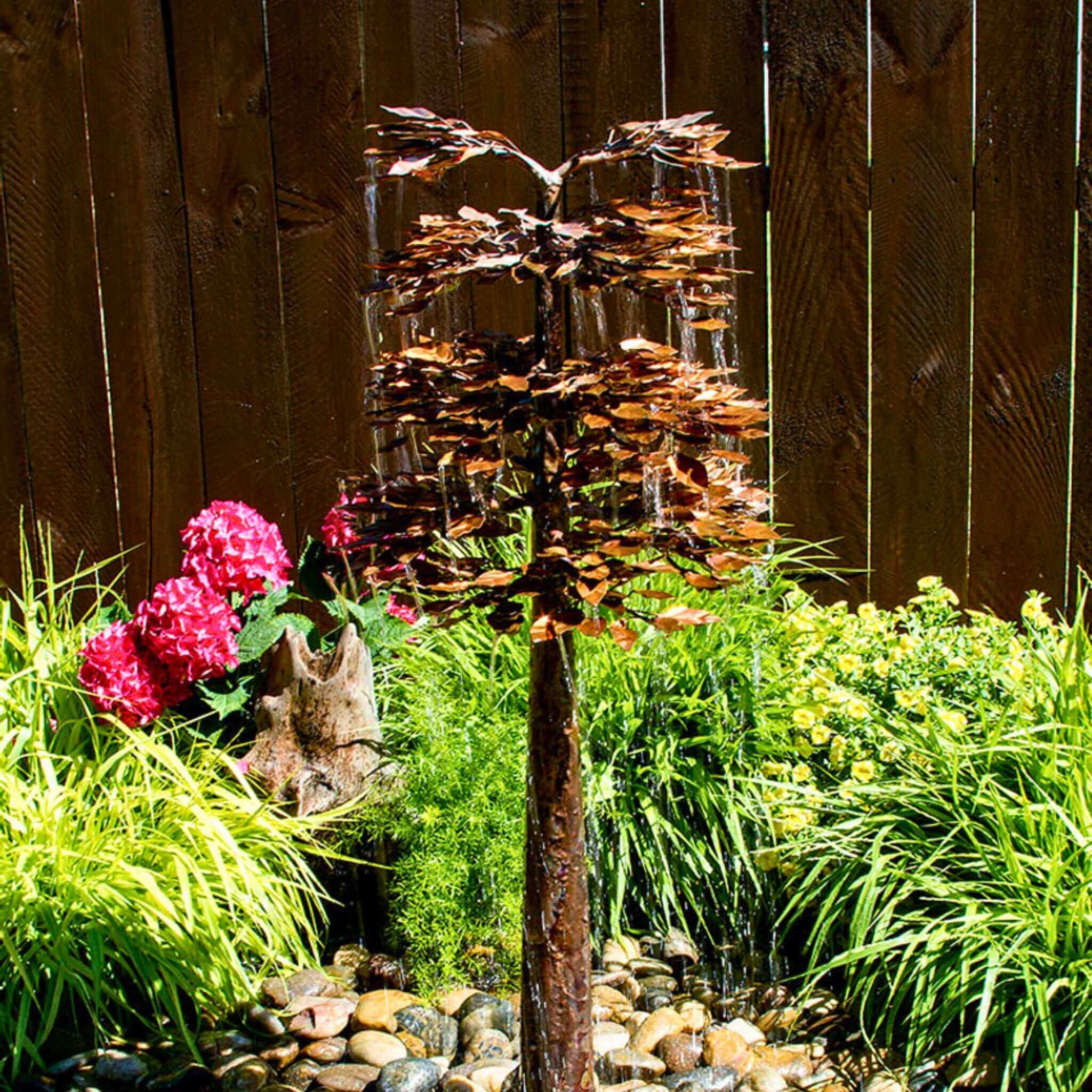 Sequoia Tree Copper Fountain Kit - Blue Thumb