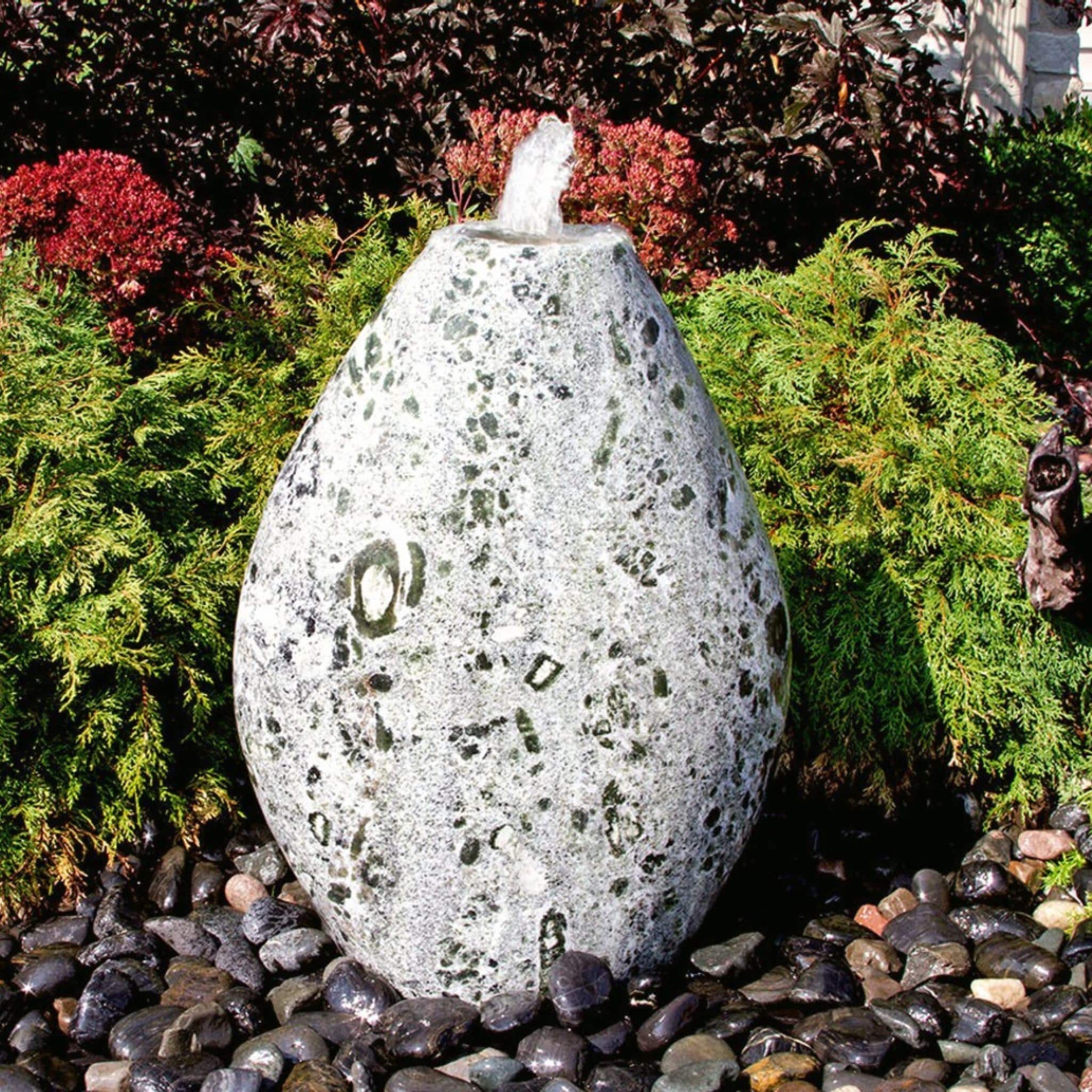 Green Marble Almond Fountain - Complete Kit - Blue Thumb