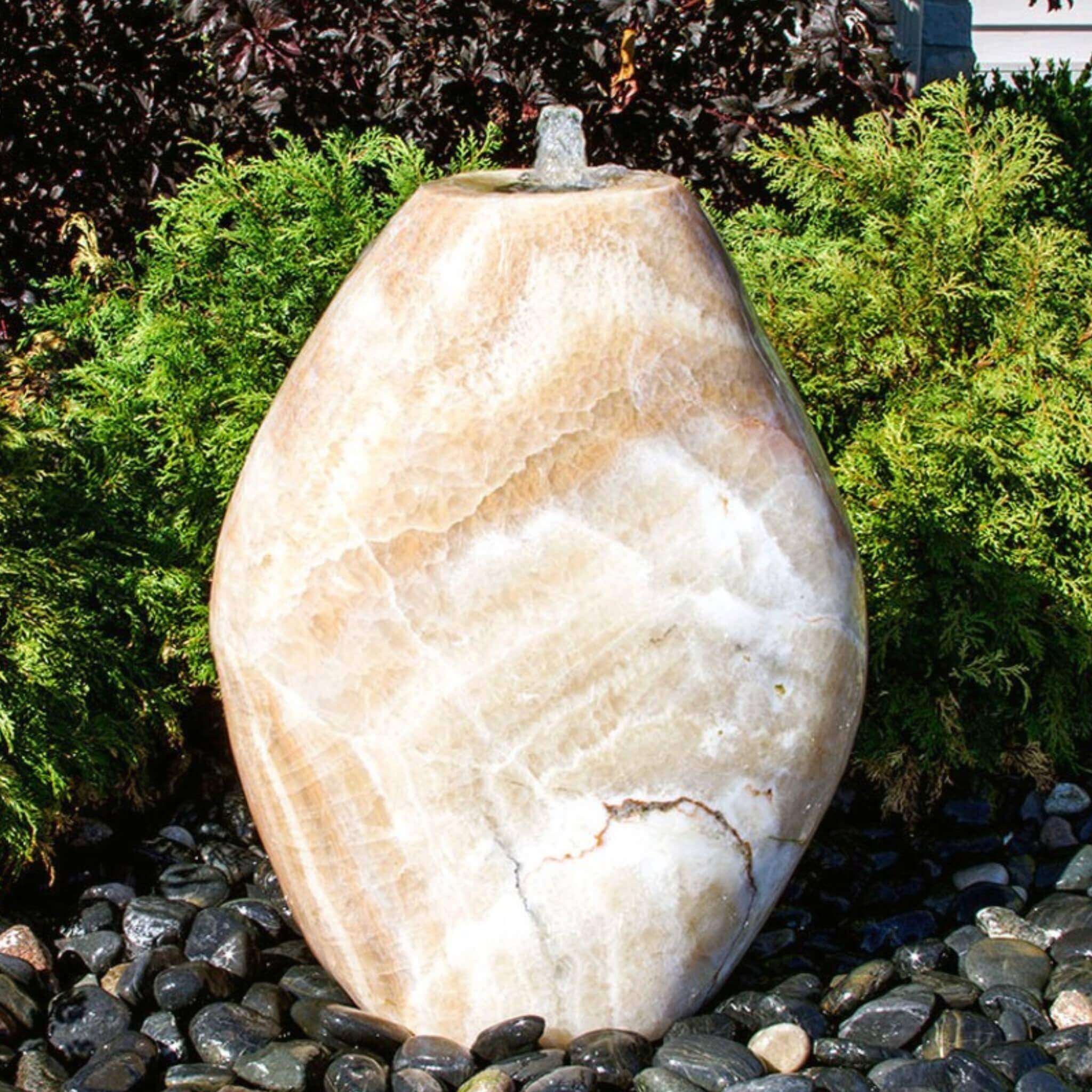 Yellow Onyx Almond Fountain - Complete Kit - Blue Thumb